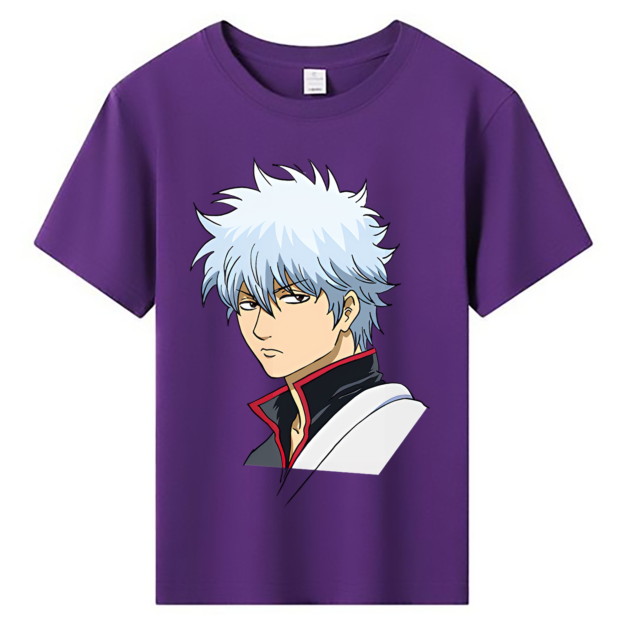 （画像用） ぎんたま 坂田銀時（さかたぎんとき） 神楽 志村新八（しむら しんぱち） GINTAMA Sakata Gintoki Kagura Shimura Shinpachi 綿100％キッズTシャツ（フロントプリント）