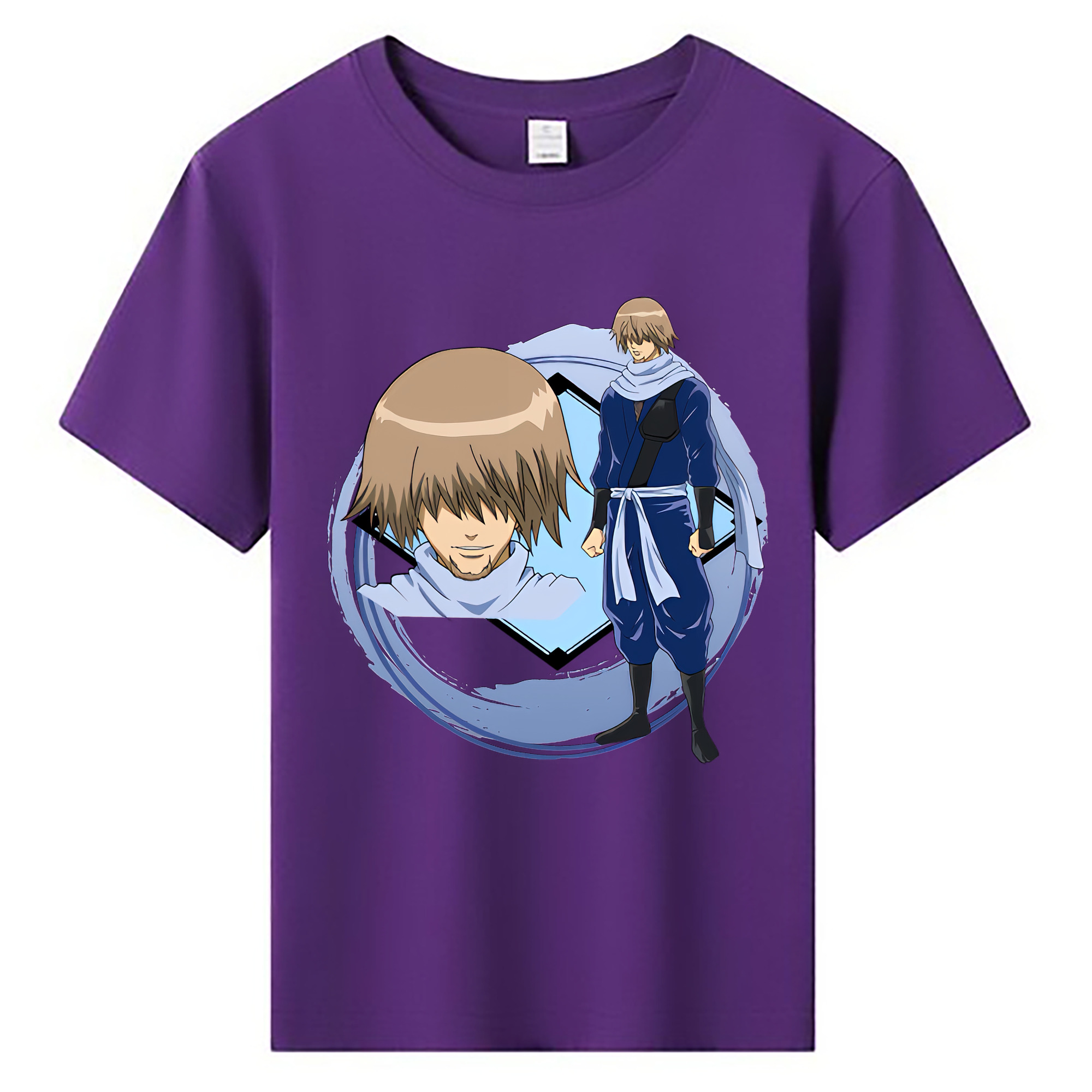 （画像用） ぎんたま 坂田銀時（さかたぎんとき） 神楽 志村新八（しむら しんぱち） GINTAMA Sakata Gintoki Kagura Shimura Shinpachi 綿100％キッズTシャツ（フロントプリント）
