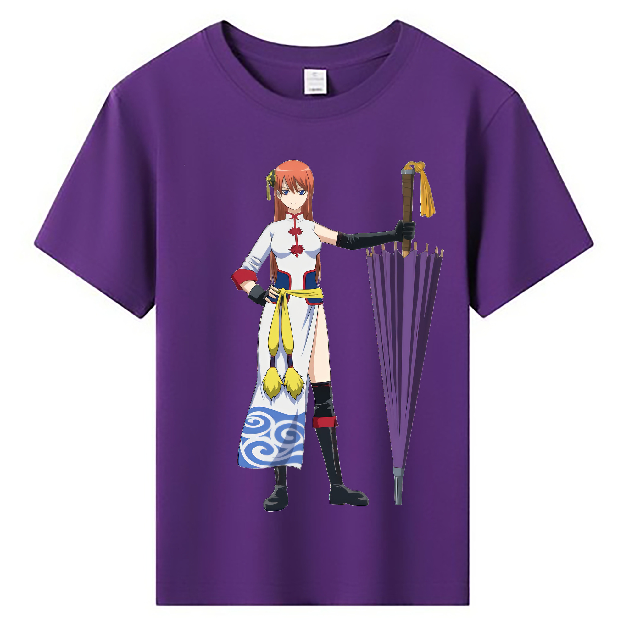 （画像用） ぎんたま 坂田銀時（さかたぎんとき） 神楽 志村新八（しむら しんぱち） GINTAMA Sakata Gintoki Kagura Shimura Shinpachi 綿100％キッズTシャツ（フロントプリント）