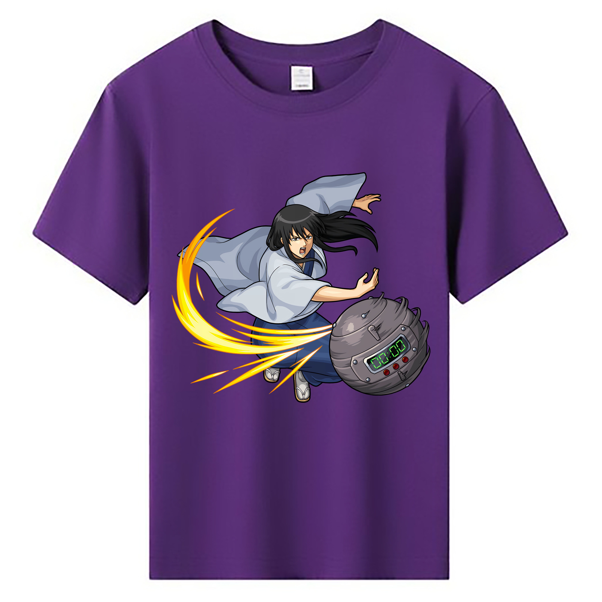 （画像用） ぎんたま 坂田銀時（さかたぎんとき） 神楽 志村新八（しむら しんぱち） GINTAMA Sakata Gintoki Kagura Shimura Shinpachi 綿100％キッズTシャツ（フロントプリント）