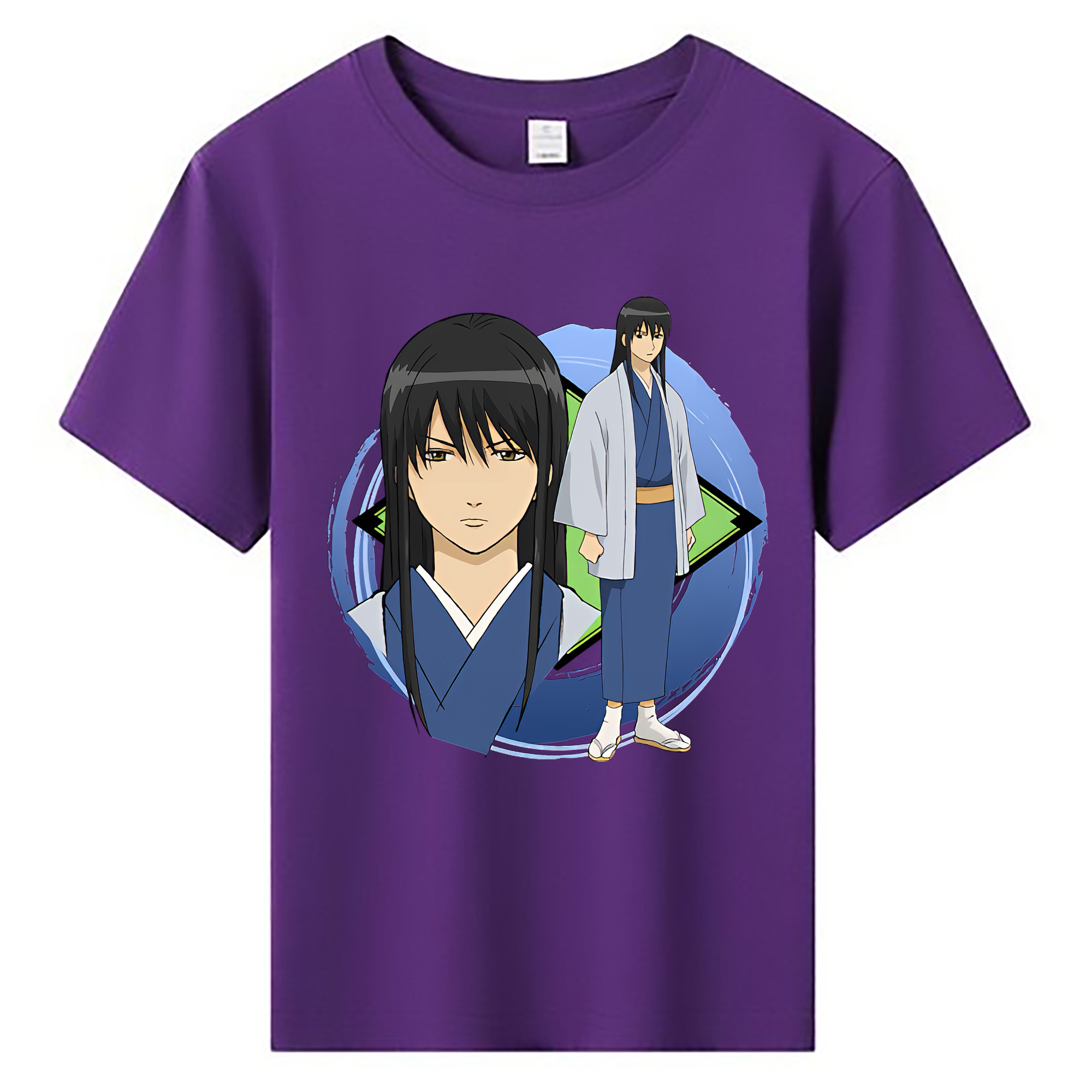 （画像用） ぎんたま 坂田銀時（さかたぎんとき） 神楽 志村新八（しむら しんぱち） GINTAMA Sakata Gintoki Kagura Shimura Shinpachi 綿100％キッズTシャツ（フロントプリント）
