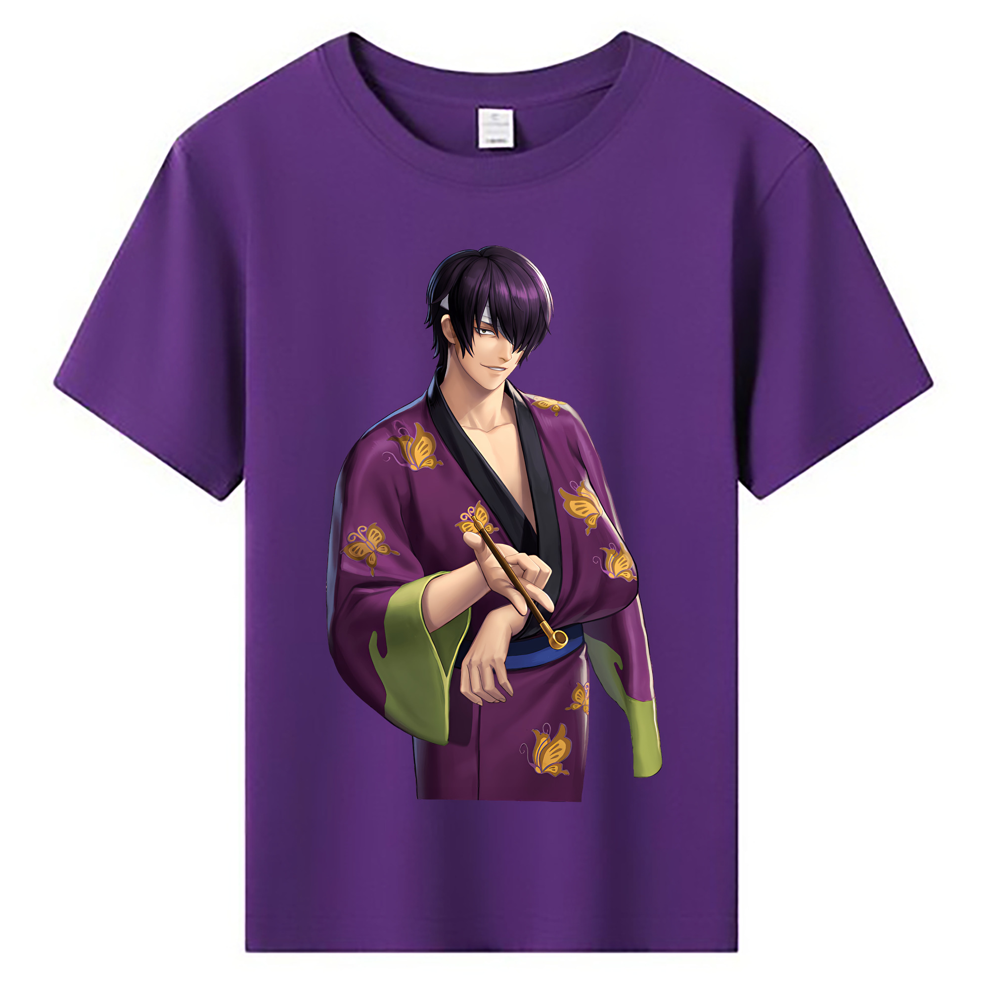 （画像用） ぎんたま 坂田銀時（さかたぎんとき） 神楽 志村新八（しむら しんぱち） GINTAMA Sakata Gintoki Kagura Shimura Shinpachi 綿100％キッズTシャツ（フロントプリント）
