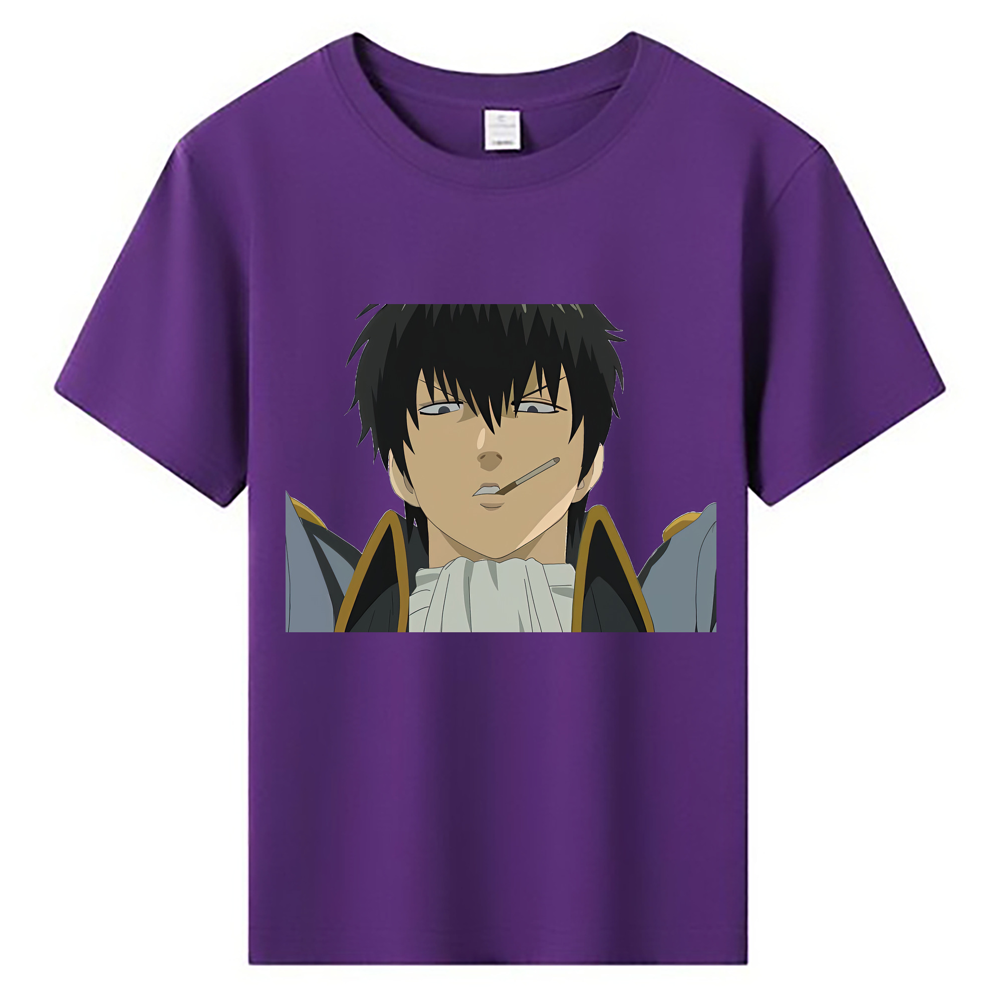 （画像用） ぎんたま 坂田銀時（さかたぎんとき） 神楽 志村新八（しむら しんぱち） GINTAMA Sakata Gintoki Kagura Shimura Shinpachi 綿100％キッズTシャツ（フロントプリント）