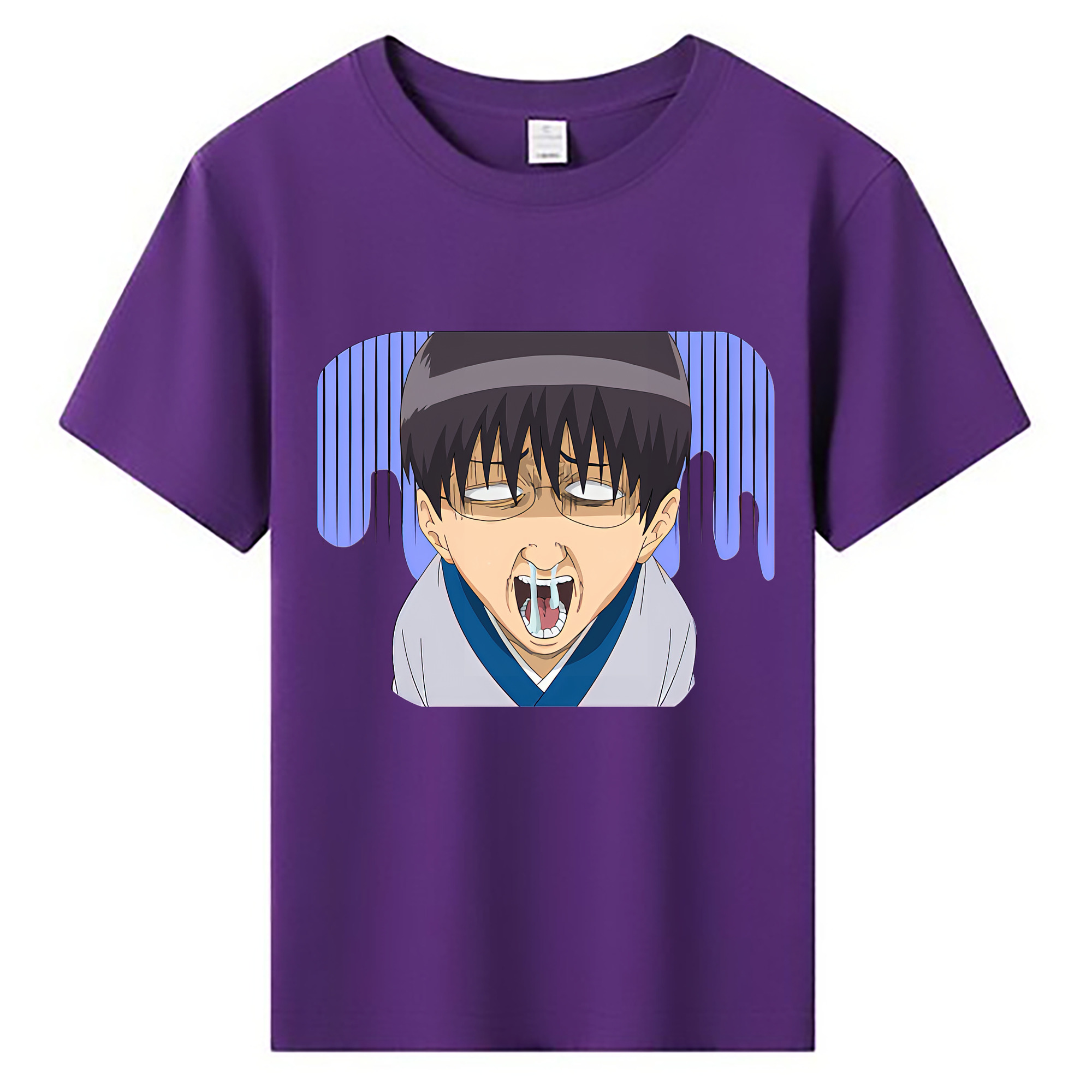 （画像用） ぎんたま 坂田銀時（さかたぎんとき） 神楽 志村新八（しむら しんぱち） GINTAMA Sakata Gintoki Kagura Shimura Shinpachi 綿100％キッズTシャツ（フロントプリント）