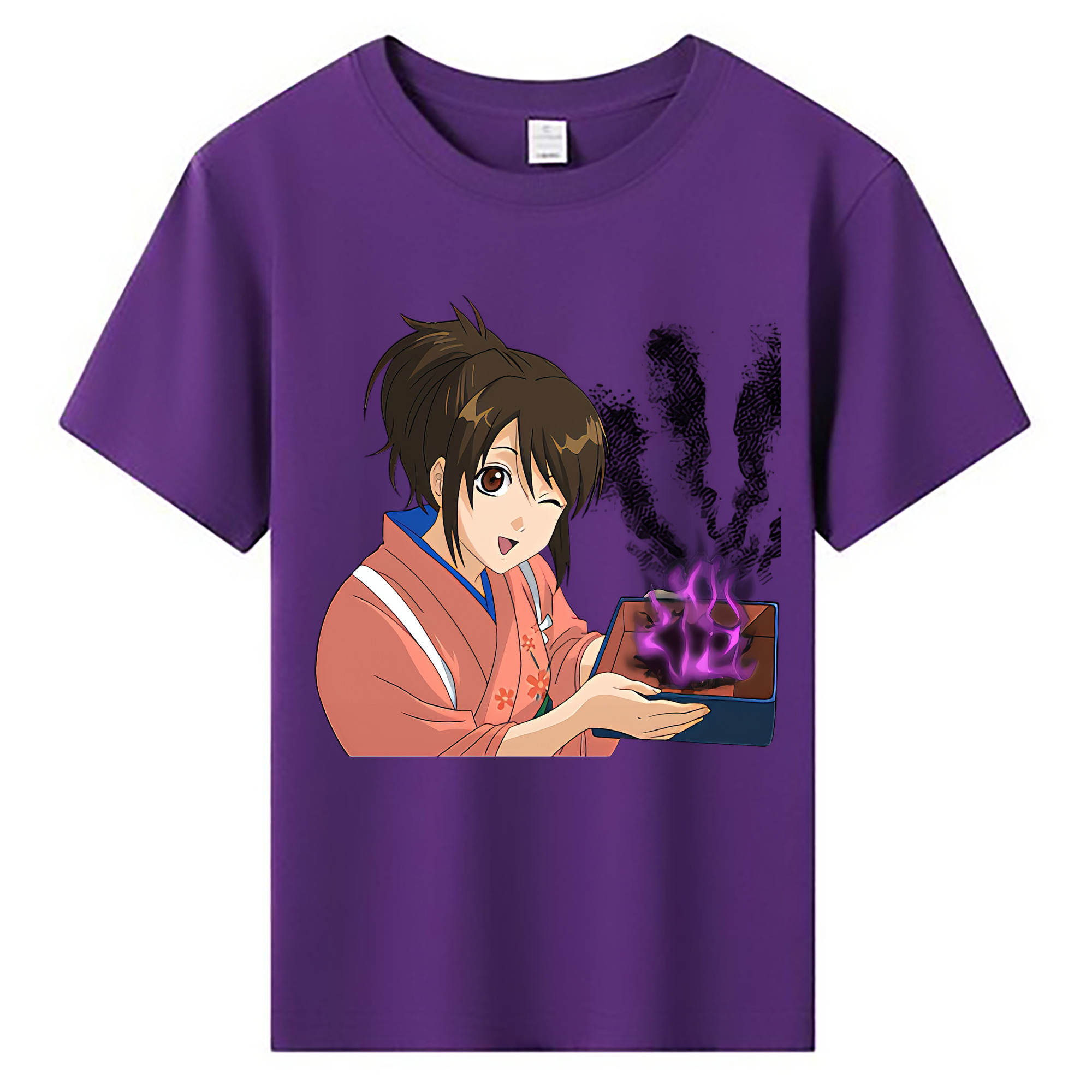 （画像用） ぎんたま 坂田銀時（さかたぎんとき） 神楽 志村新八（しむら しんぱち） GINTAMA Sakata Gintoki Kagura Shimura Shinpachi 綿100％キッズTシャツ（フロントプリント）