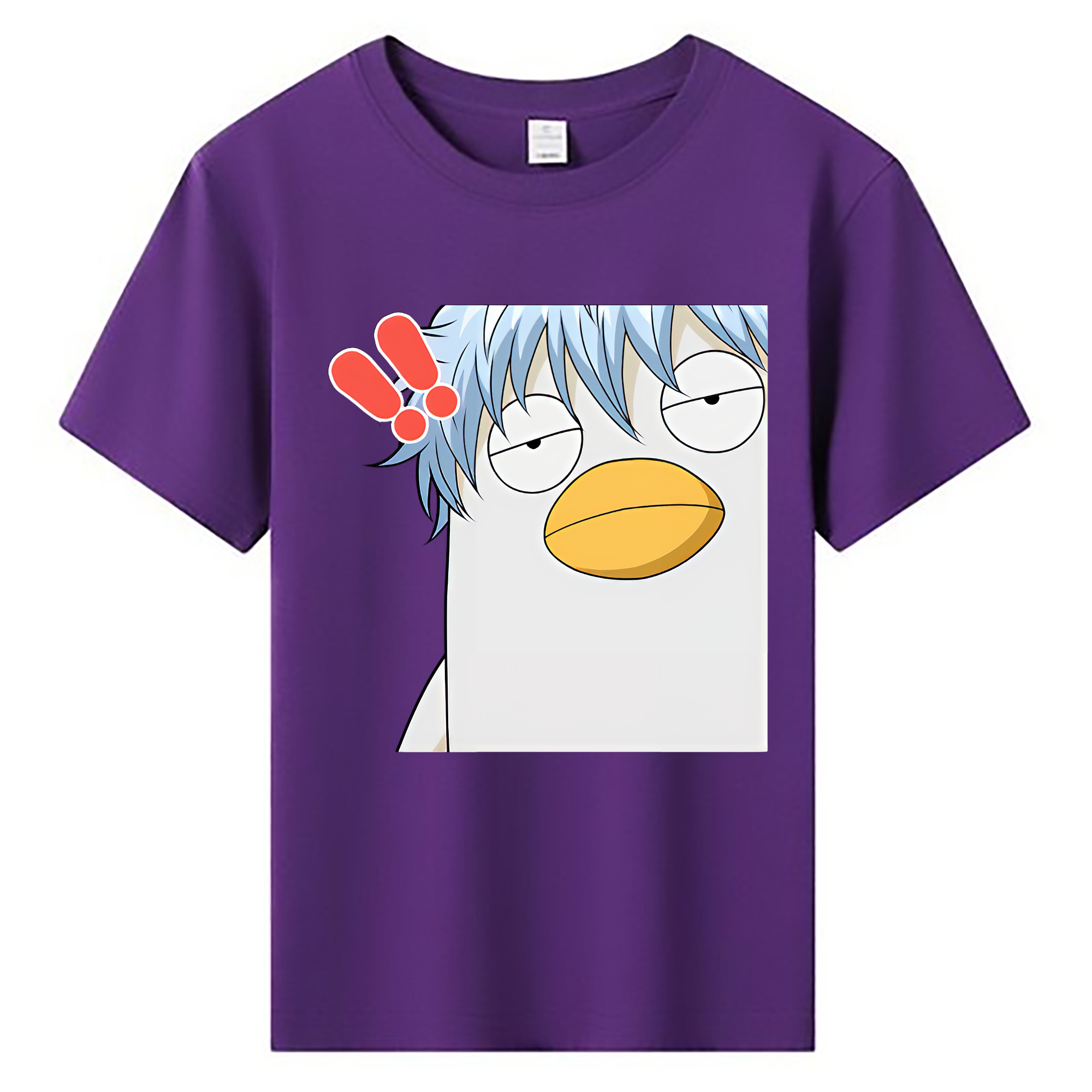 （画像用） ぎんたま 坂田銀時（さかたぎんとき） 神楽 志村新八（しむら しんぱち） GINTAMA Sakata Gintoki Kagura Shimura Shinpachi 綿100％キッズTシャツ（フロントプリント）