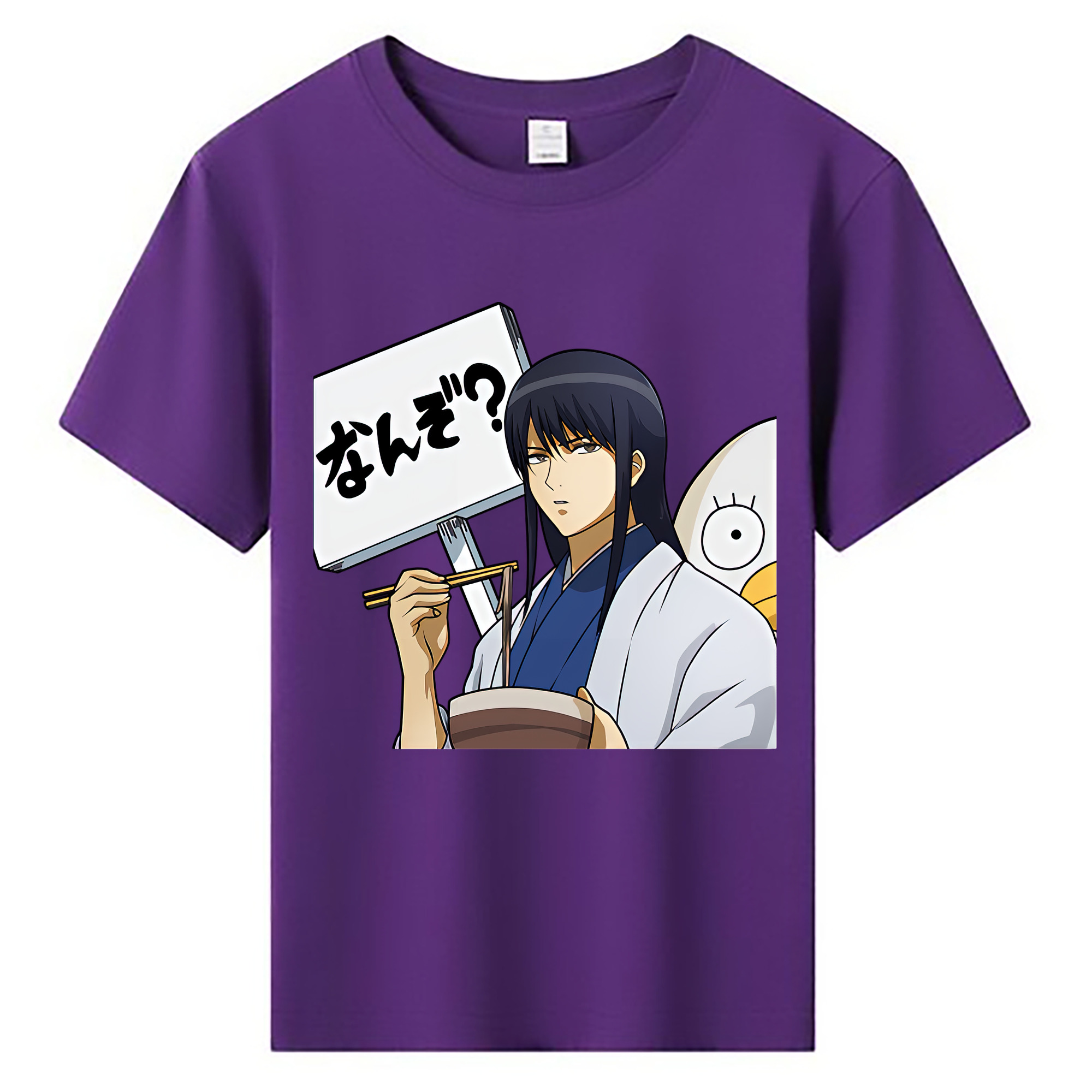 （画像用） ぎんたま 坂田銀時（さかたぎんとき） 神楽 志村新八（しむら しんぱち） GINTAMA Sakata Gintoki Kagura Shimura Shinpachi 綿100％キッズTシャツ（フロントプリント）
