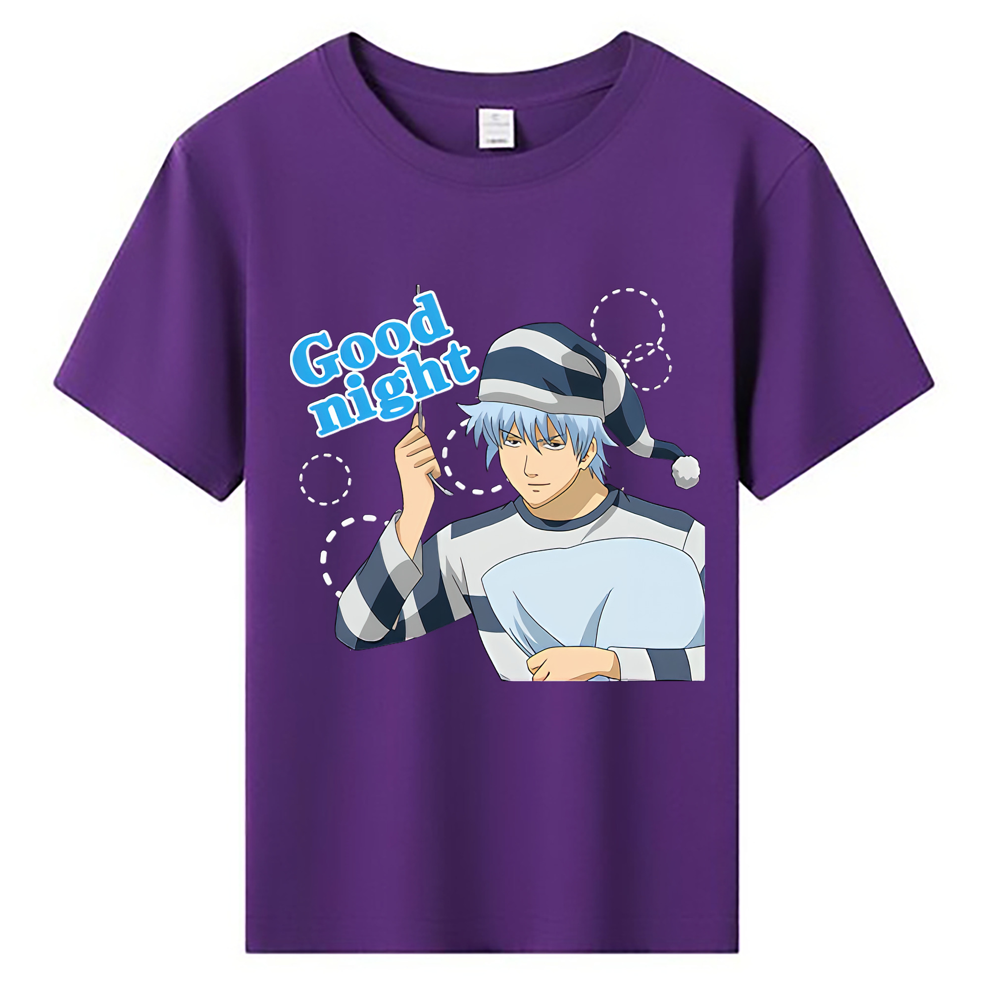（画像用） ぎんたま 坂田銀時（さかたぎんとき） 神楽 志村新八（しむら しんぱち） GINTAMA Sakata Gintoki Kagura Shimura Shinpachi 綿100％キッズTシャツ（フロントプリント）