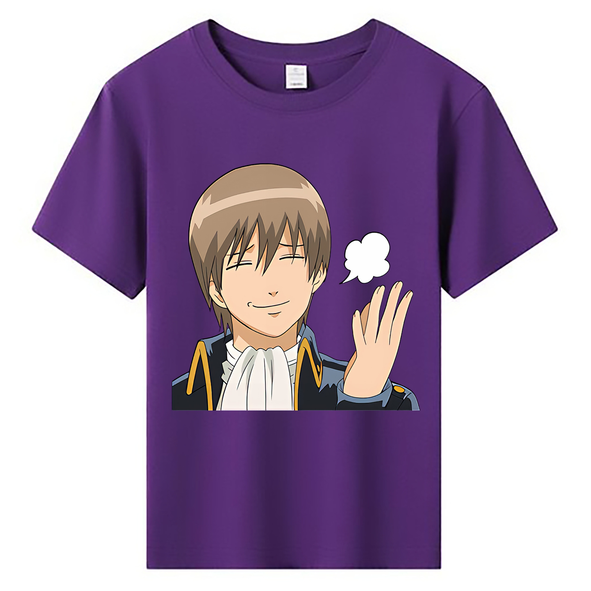 （画像用） ぎんたま 坂田銀時（さかたぎんとき） 神楽 志村新八（しむら しんぱち） GINTAMA Sakata Gintoki Kagura Shimura Shinpachi 綿100％キッズTシャツ（フロントプリント）