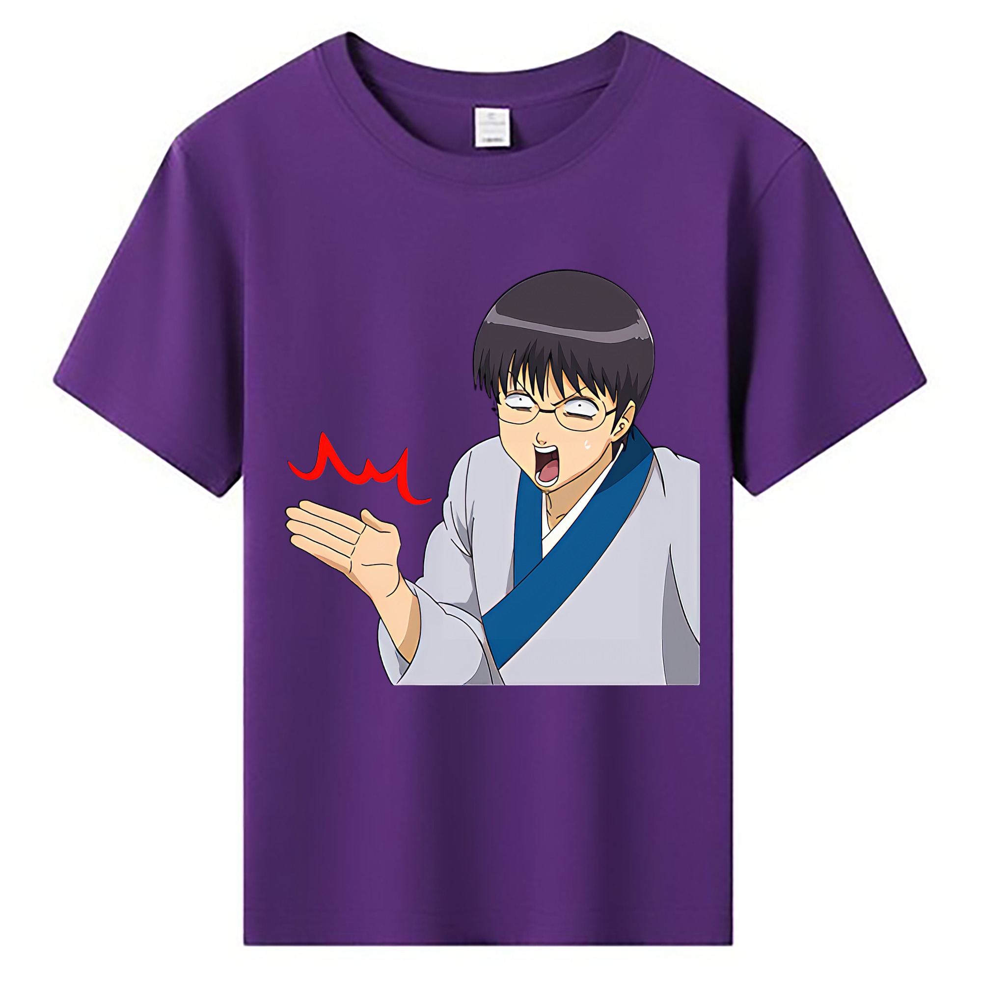 （画像用） ぎんたま 坂田銀時（さかたぎんとき） 神楽 志村新八（しむら しんぱち） GINTAMA Sakata Gintoki Kagura Shimura Shinpachi 綿100％キッズTシャツ（フロントプリント）