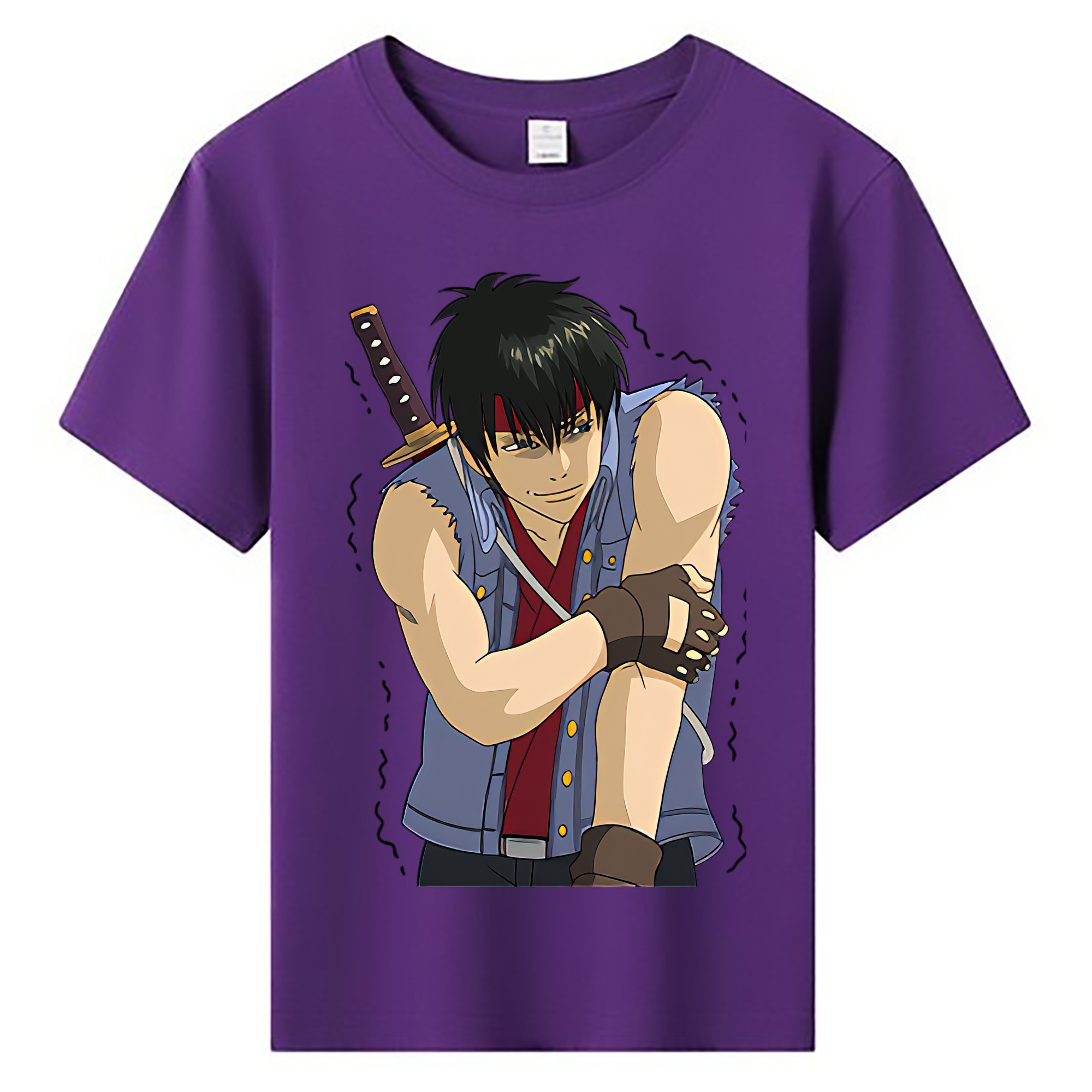 （画像用） ぎんたま 坂田銀時（さかたぎんとき） 神楽 志村新八（しむら しんぱち） GINTAMA Sakata Gintoki Kagura Shimura Shinpachi 綿100％キッズTシャツ（フロントプリント）