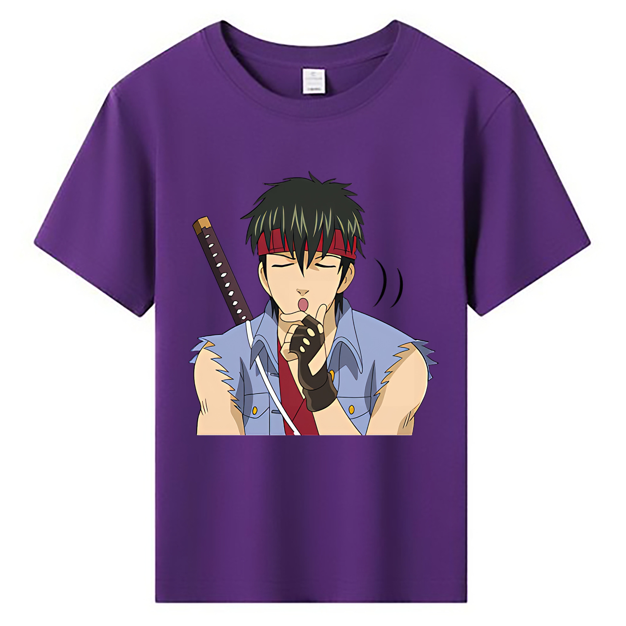 （画像用） ぎんたま 坂田銀時（さかたぎんとき） 神楽 志村新八（しむら しんぱち） GINTAMA Sakata Gintoki Kagura Shimura Shinpachi 綿100％キッズTシャツ（フロントプリント）