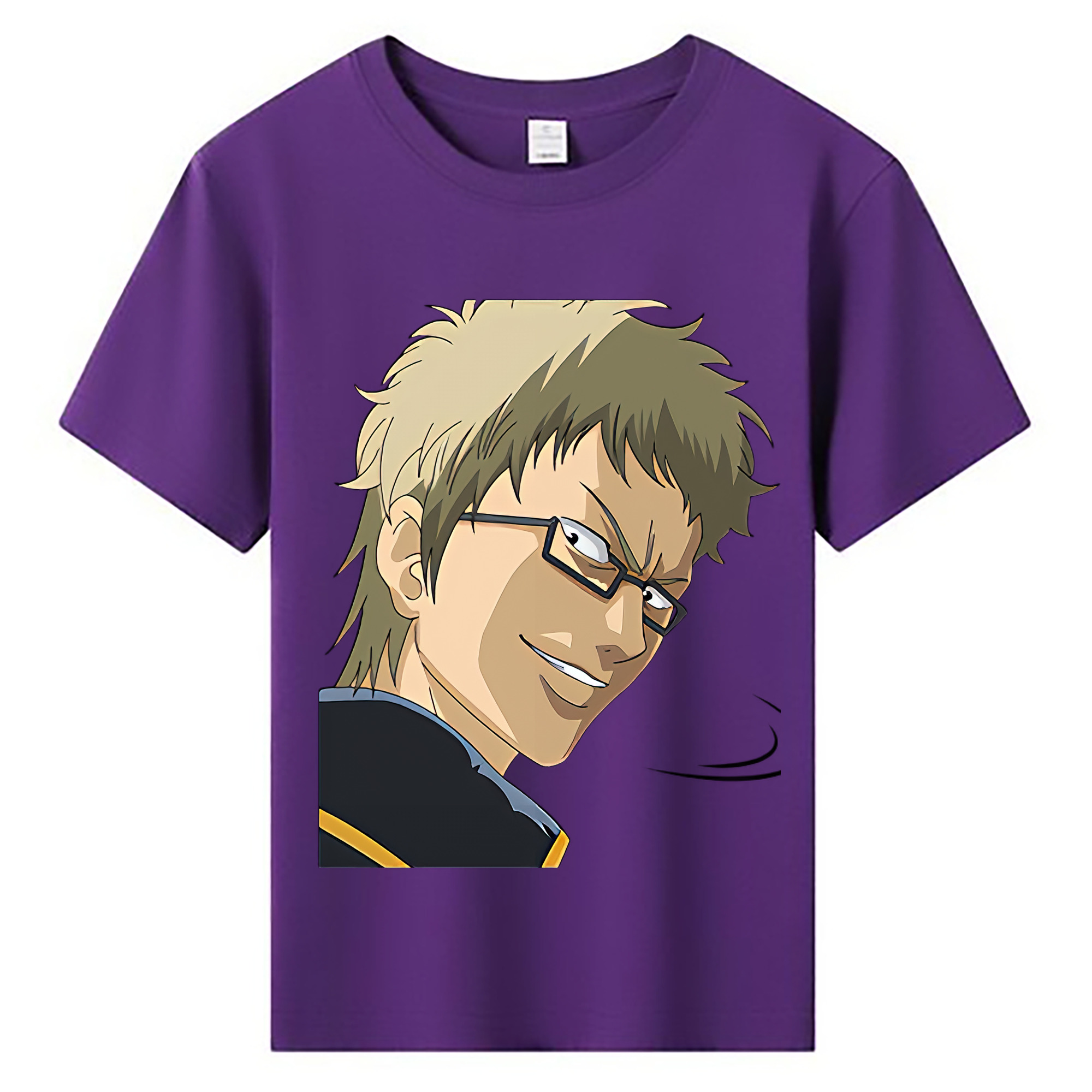 （画像用） ぎんたま 坂田銀時（さかたぎんとき） 神楽 志村新八（しむら しんぱち） GINTAMA Sakata Gintoki Kagura Shimura Shinpachi 綿100％キッズTシャツ（フロントプリント）