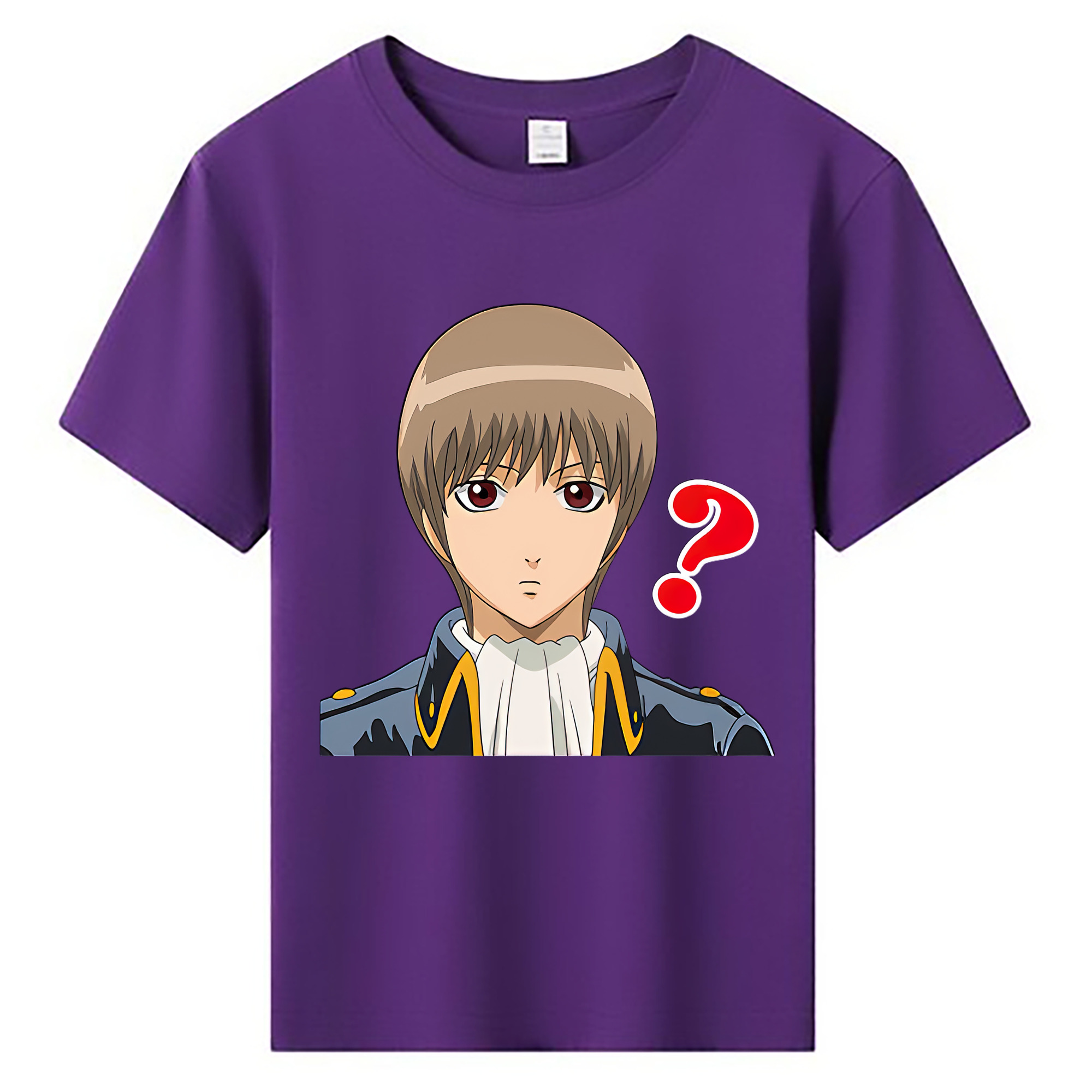 （画像用） ぎんたま 坂田銀時（さかたぎんとき） 神楽 志村新八（しむら しんぱち） GINTAMA Sakata Gintoki Kagura Shimura Shinpachi 綿100％キッズTシャツ（フロントプリント）