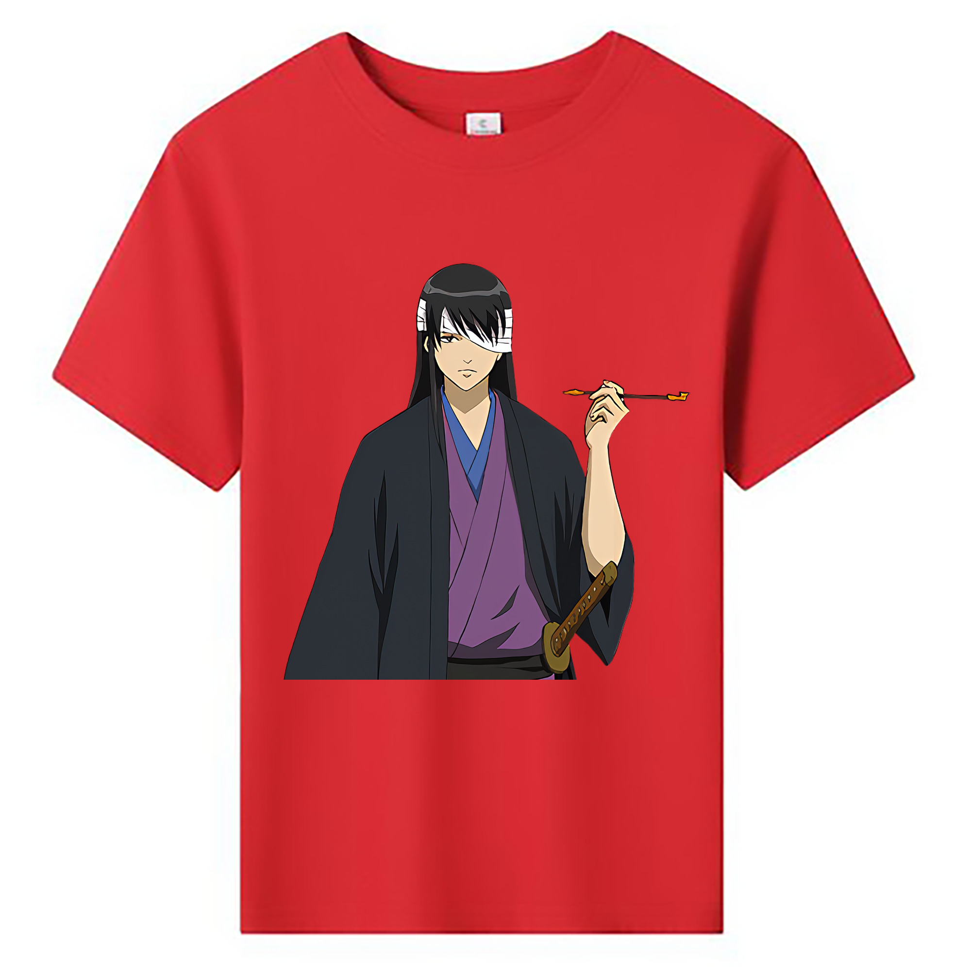 （画像用） ぎんたま 坂田銀時（さかたぎんとき） 神楽 志村新八（しむら しんぱち） GINTAMA Sakata Gintoki Kagura Shimura Shinpachi 綿100％キッズTシャツ（フロントプリント）