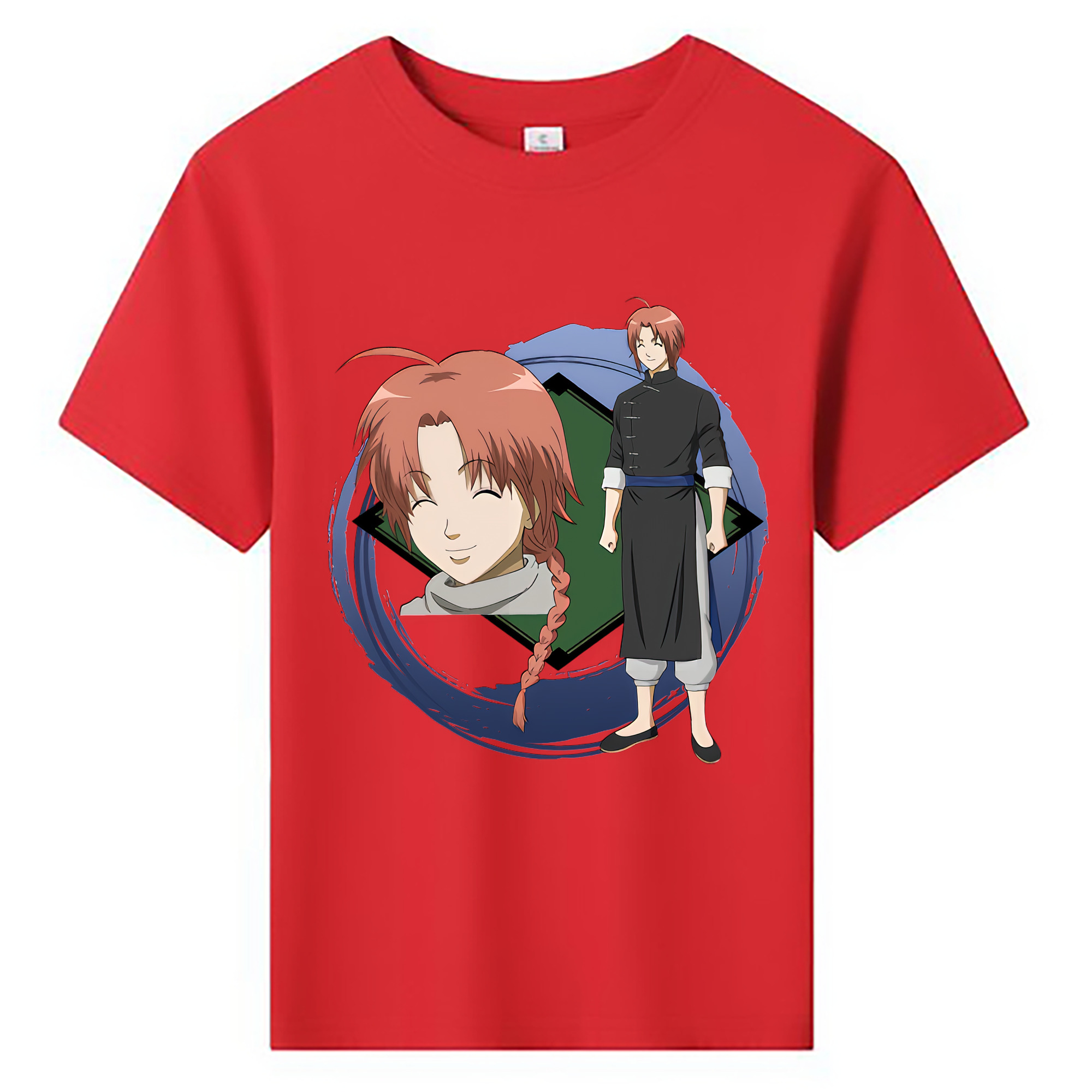 （画像用） ぎんたま 坂田銀時（さかたぎんとき） 神楽 志村新八（しむら しんぱち） GINTAMA Sakata Gintoki Kagura Shimura Shinpachi 綿100％キッズTシャツ（フロントプリント）
