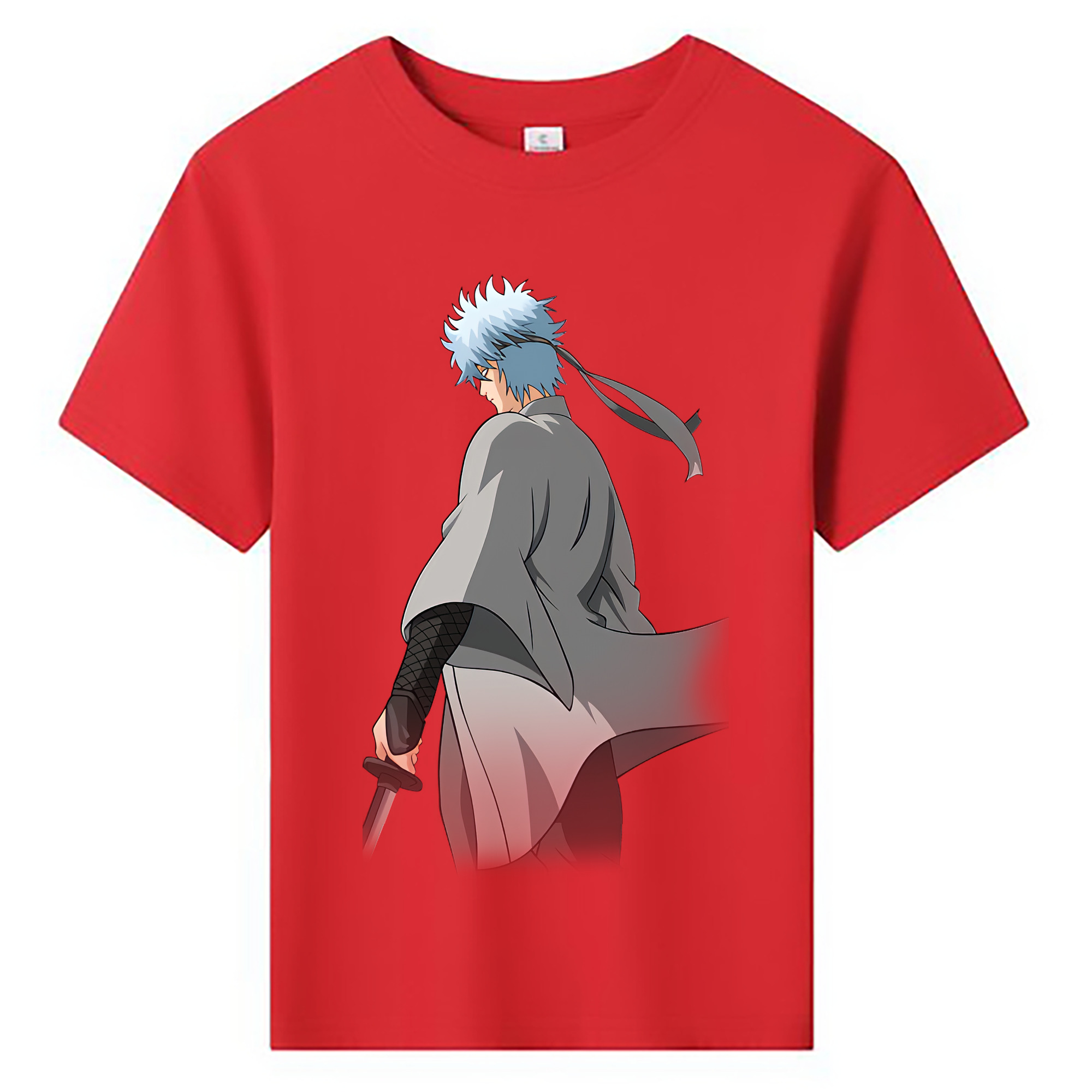 （画像用） ぎんたま 坂田銀時（さかたぎんとき） 神楽 志村新八（しむら しんぱち） GINTAMA Sakata Gintoki Kagura Shimura Shinpachi 綿100％キッズTシャツ（フロントプリント）