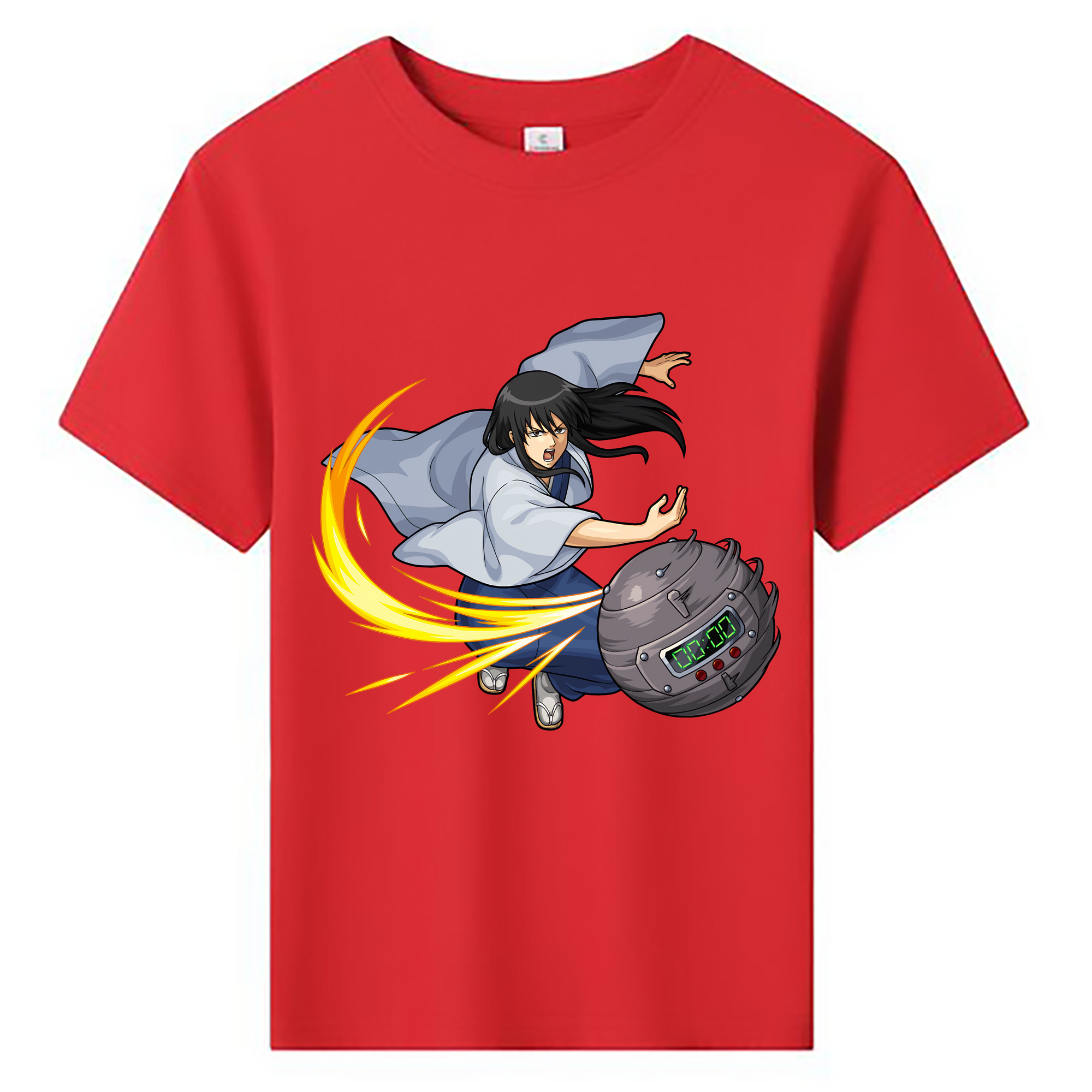 （画像用） ぎんたま 坂田銀時（さかたぎんとき） 神楽 志村新八（しむら しんぱち） GINTAMA Sakata Gintoki Kagura Shimura Shinpachi 綿100％キッズTシャツ（フロントプリント）