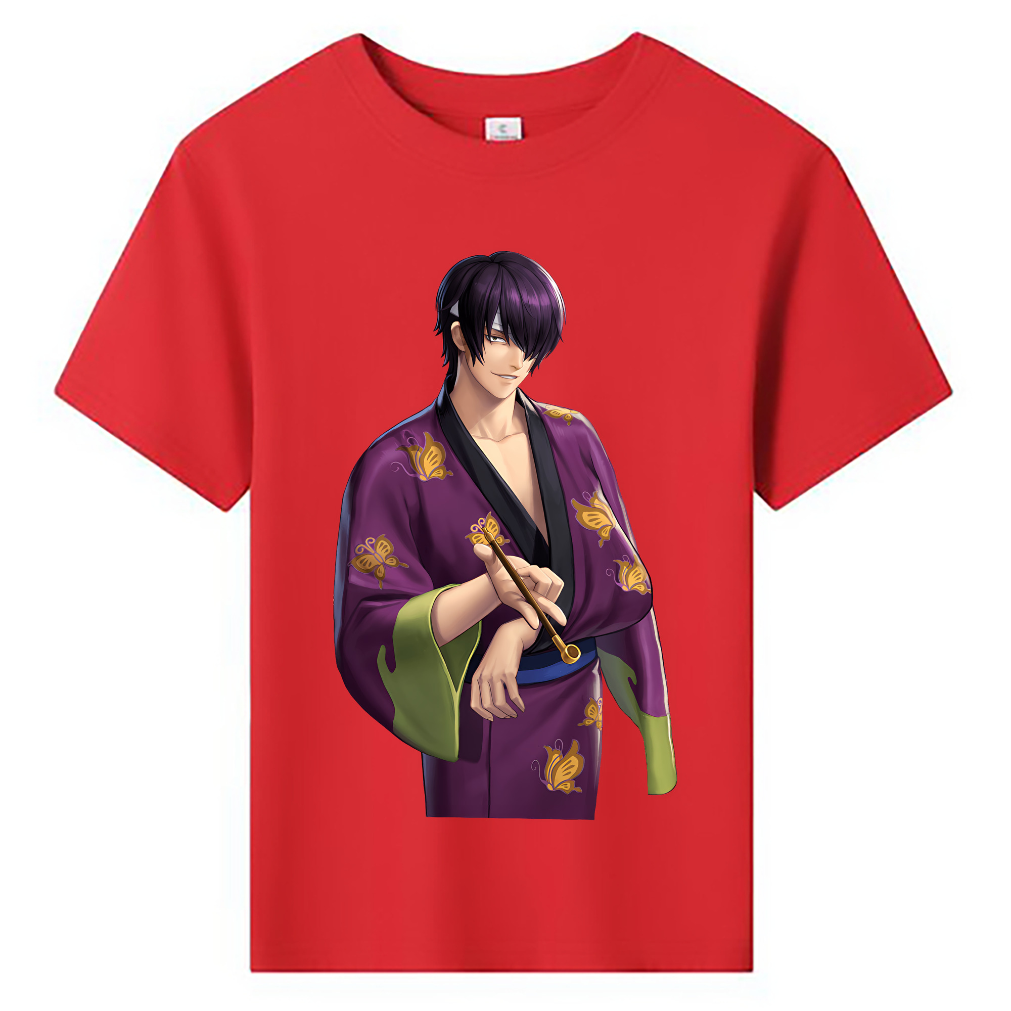 （画像用） ぎんたま 坂田銀時（さかたぎんとき） 神楽 志村新八（しむら しんぱち） GINTAMA Sakata Gintoki Kagura Shimura Shinpachi 綿100％キッズTシャツ（フロントプリント）