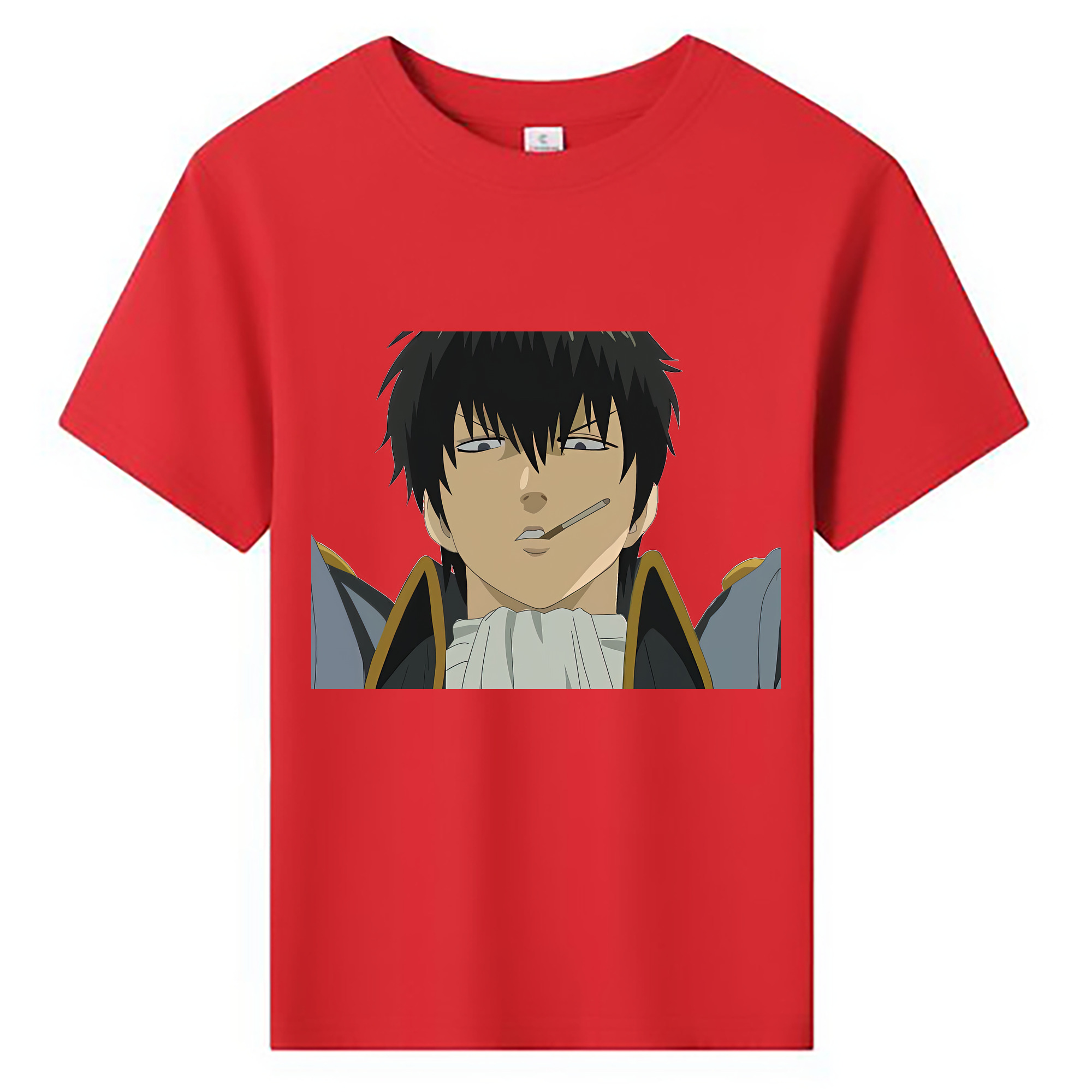 （画像用） ぎんたま 坂田銀時（さかたぎんとき） 神楽 志村新八（しむら しんぱち） GINTAMA Sakata Gintoki Kagura Shimura Shinpachi 綿100％キッズTシャツ（フロントプリント）