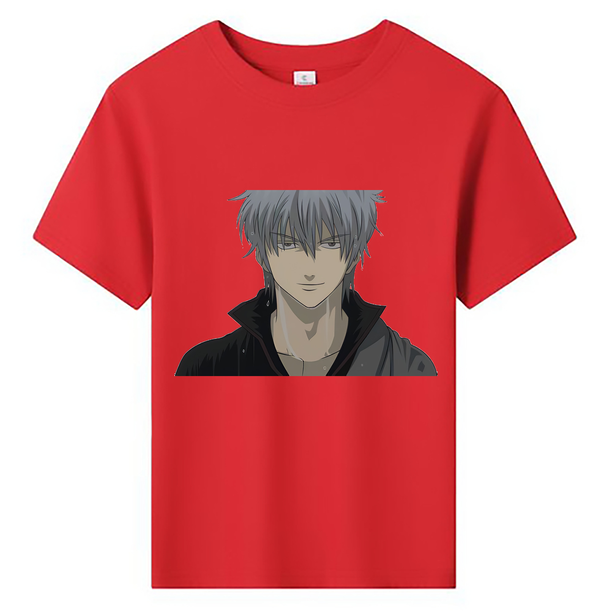（画像用） ぎんたま 坂田銀時（さかたぎんとき） 神楽 志村新八（しむら しんぱち） GINTAMA Sakata Gintoki Kagura Shimura Shinpachi 綿100％キッズTシャツ（フロントプリント）