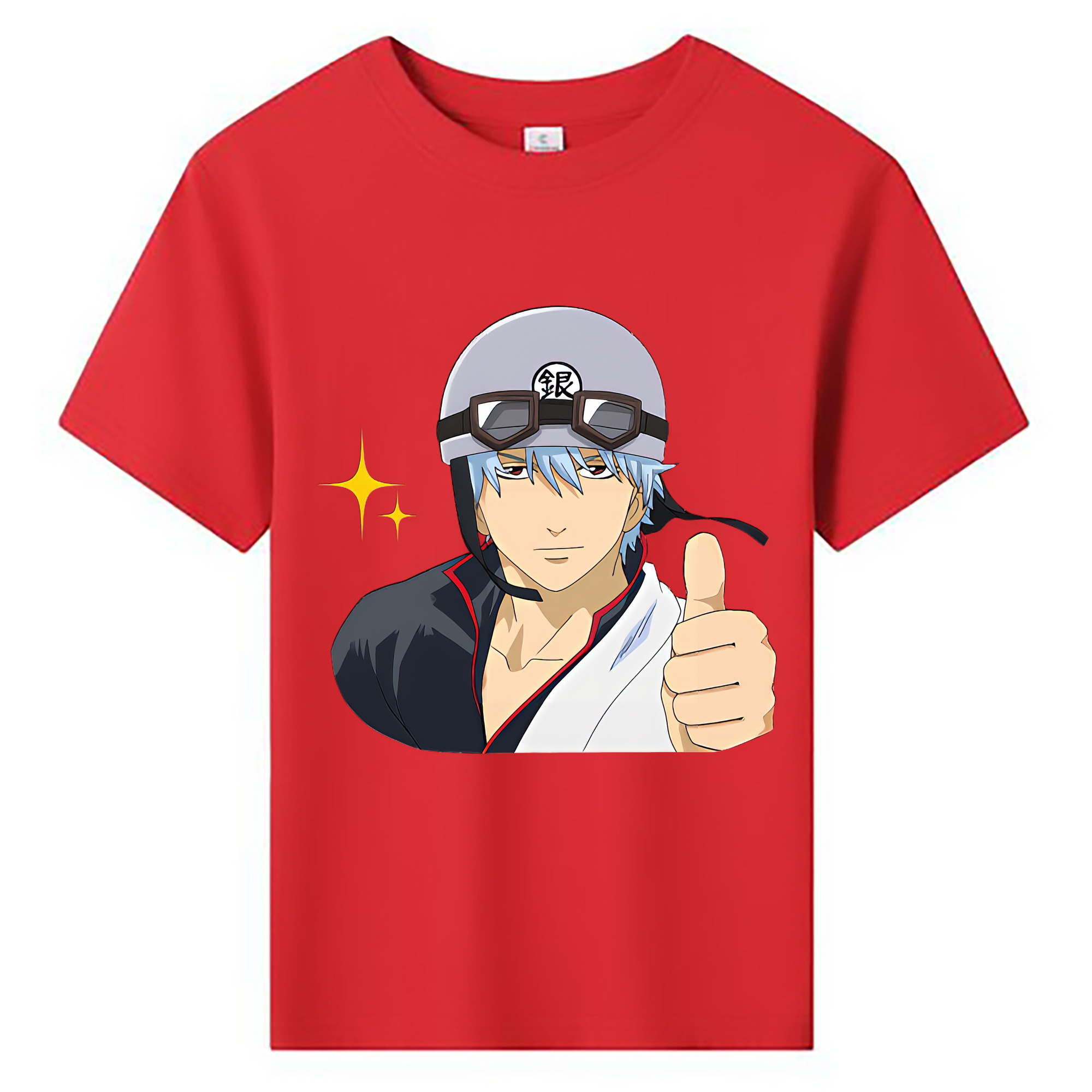 （画像用） ぎんたま 坂田銀時（さかたぎんとき） 神楽 志村新八（しむら しんぱち） GINTAMA Sakata Gintoki Kagura Shimura Shinpachi 綿100％キッズTシャツ（フロントプリント）