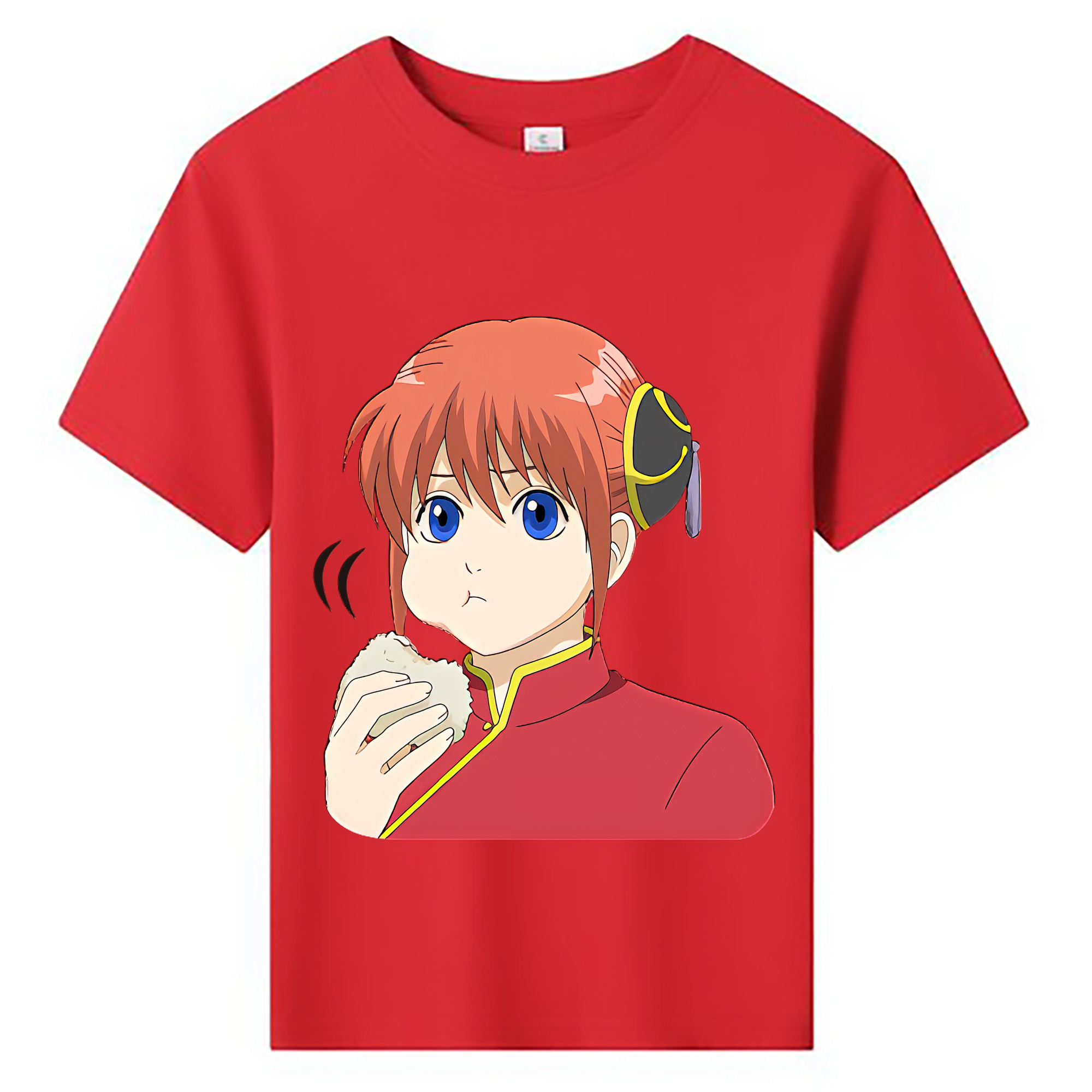 （画像用） ぎんたま 坂田銀時（さかたぎんとき） 神楽 志村新八（しむら しんぱち） GINTAMA Sakata Gintoki Kagura Shimura Shinpachi 綿100％キッズTシャツ（フロントプリント）