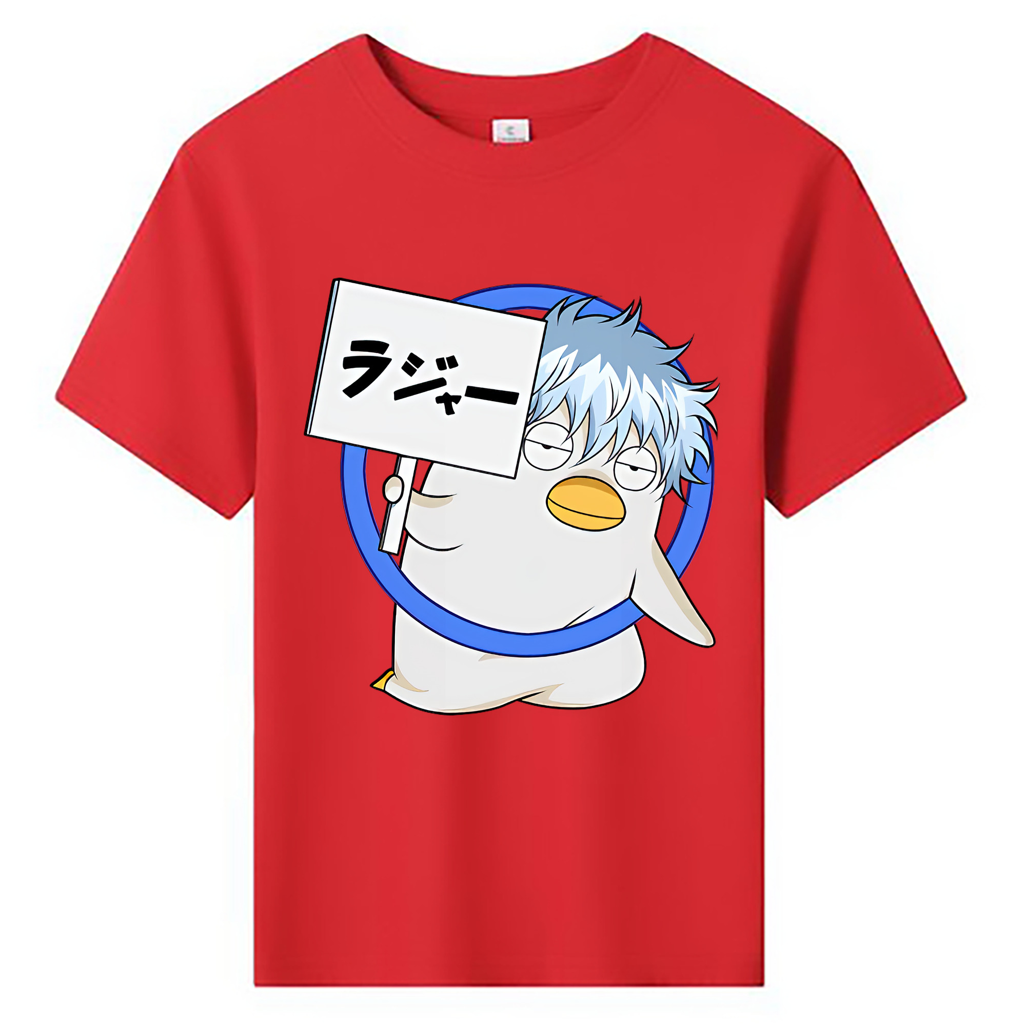 （画像用） ぎんたま 坂田銀時（さかたぎんとき） 神楽 志村新八（しむら しんぱち） GINTAMA Sakata Gintoki Kagura Shimura Shinpachi 綿100％キッズTシャツ（フロントプリント）