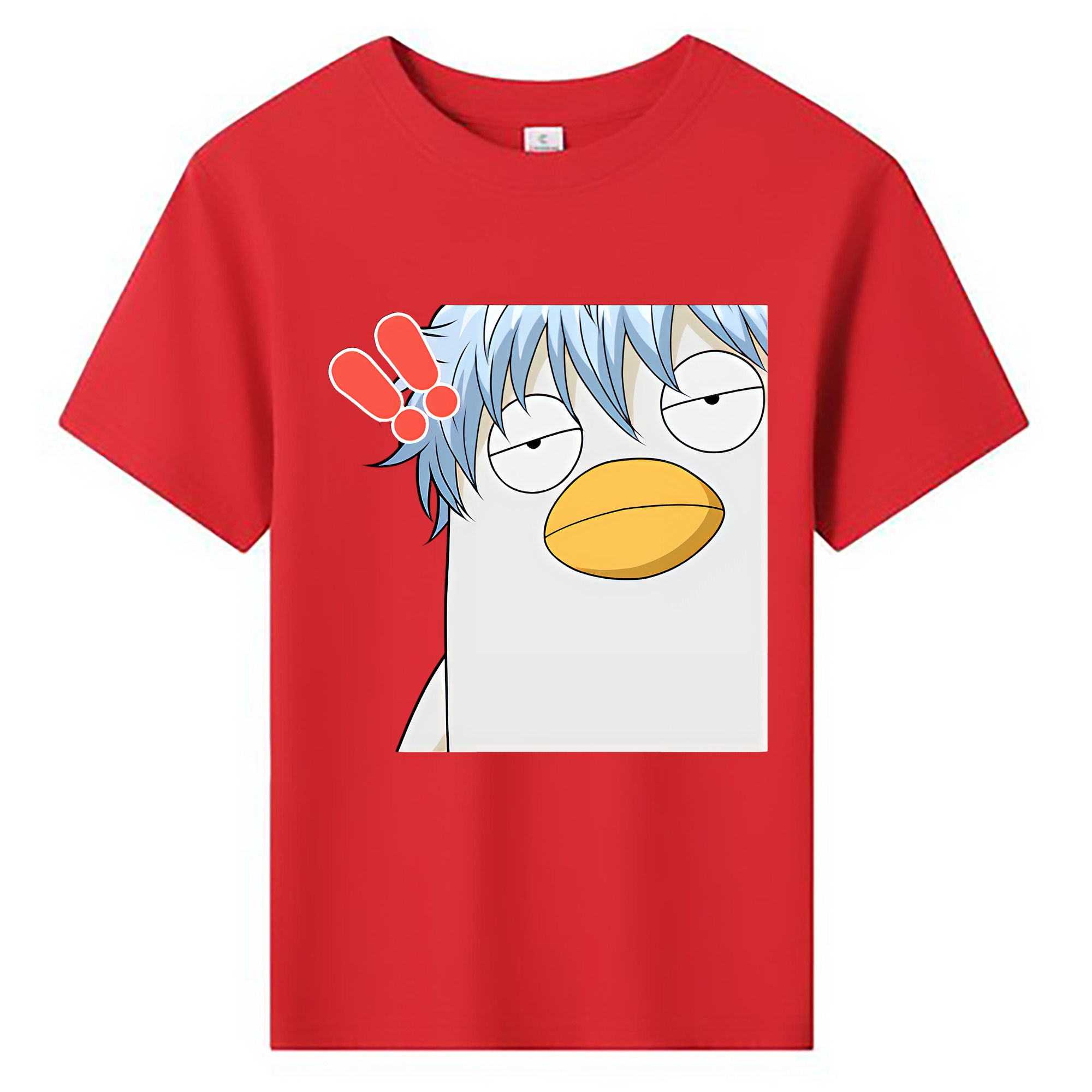 （画像用） ぎんたま 坂田銀時（さかたぎんとき） 神楽 志村新八（しむら しんぱち） GINTAMA Sakata Gintoki Kagura Shimura Shinpachi 綿100％キッズTシャツ（フロントプリント）