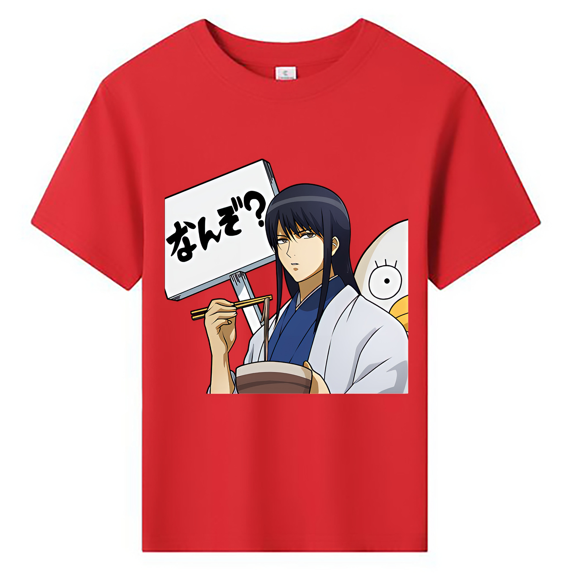（画像用） ぎんたま 坂田銀時（さかたぎんとき） 神楽 志村新八（しむら しんぱち） GINTAMA Sakata Gintoki Kagura Shimura Shinpachi 綿100％キッズTシャツ（フロントプリント）