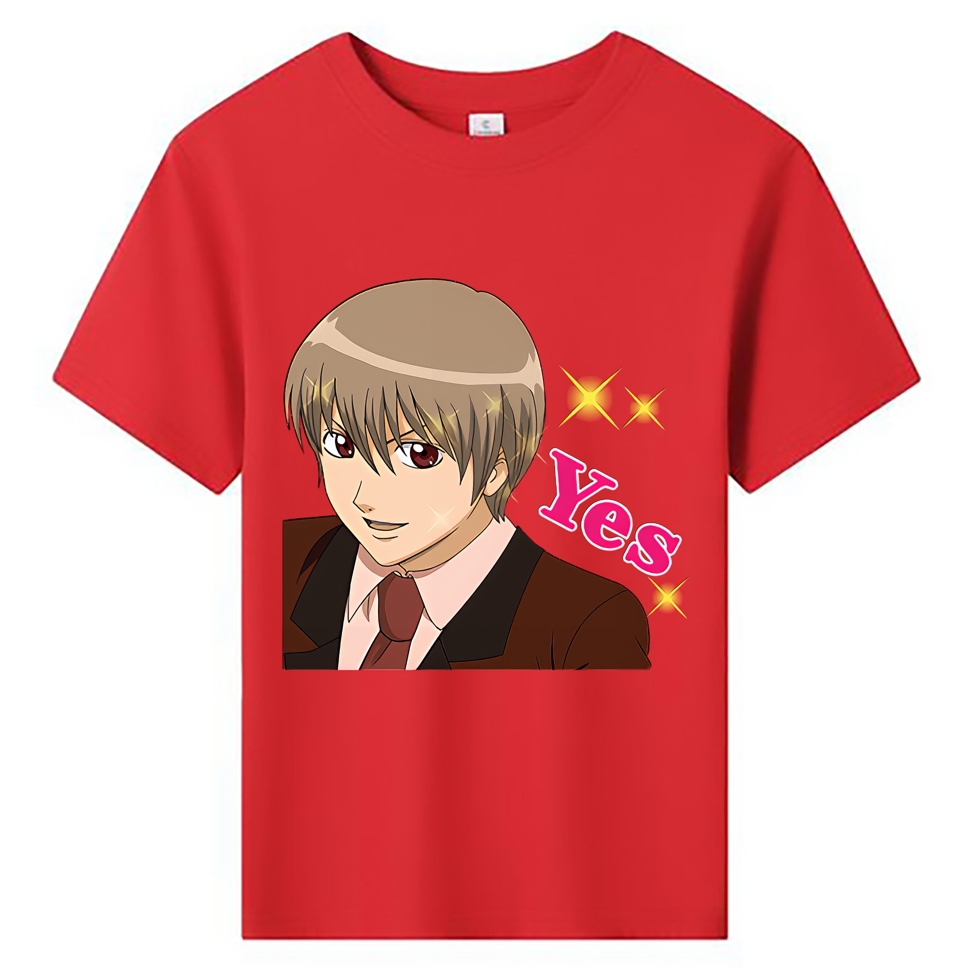 （画像用） ぎんたま 坂田銀時（さかたぎんとき） 神楽 志村新八（しむら しんぱち） GINTAMA Sakata Gintoki Kagura Shimura Shinpachi 綿100％キッズTシャツ（フロントプリント）