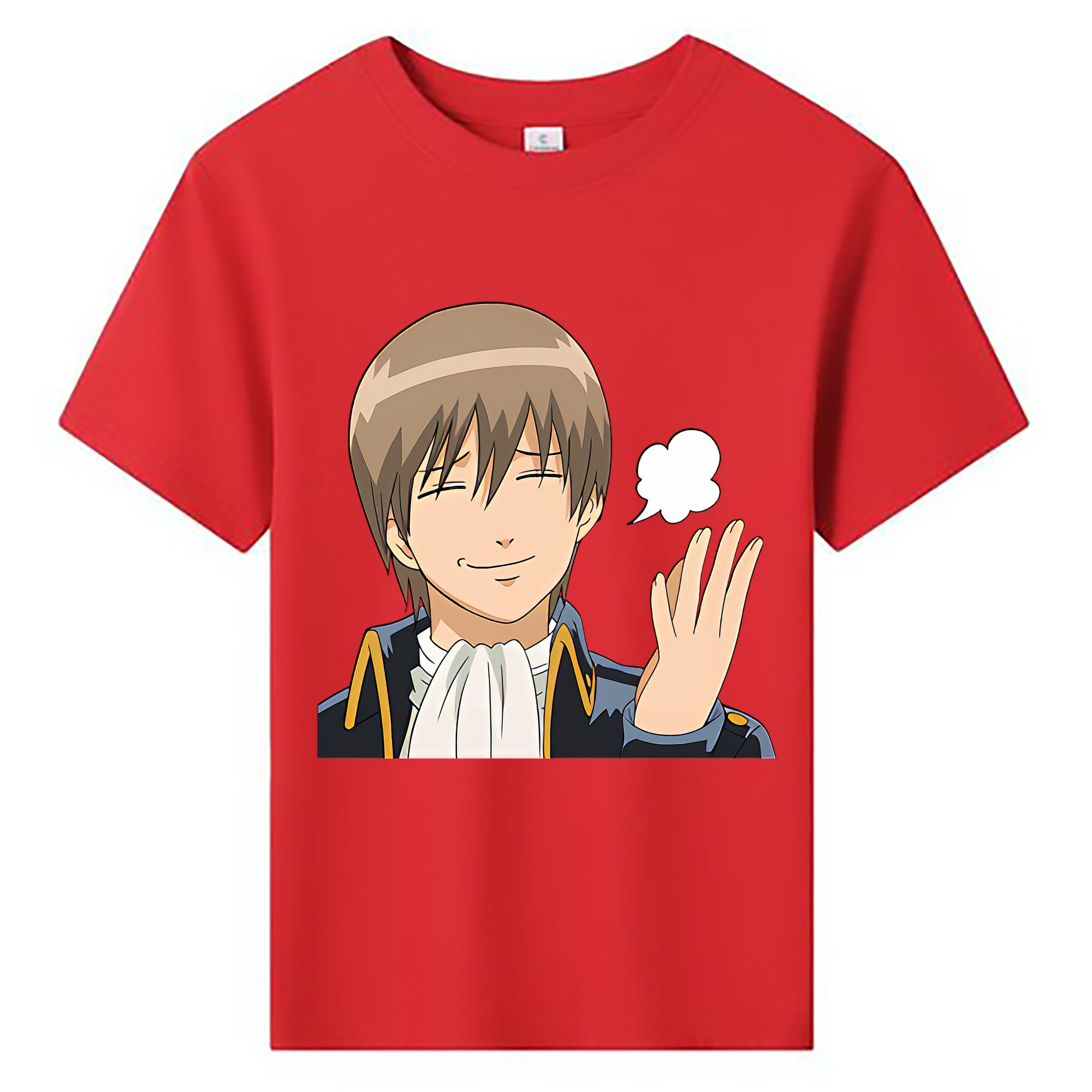 （画像用） ぎんたま 坂田銀時（さかたぎんとき） 神楽 志村新八（しむら しんぱち） GINTAMA Sakata Gintoki Kagura Shimura Shinpachi 綿100％キッズTシャツ（フロントプリント）