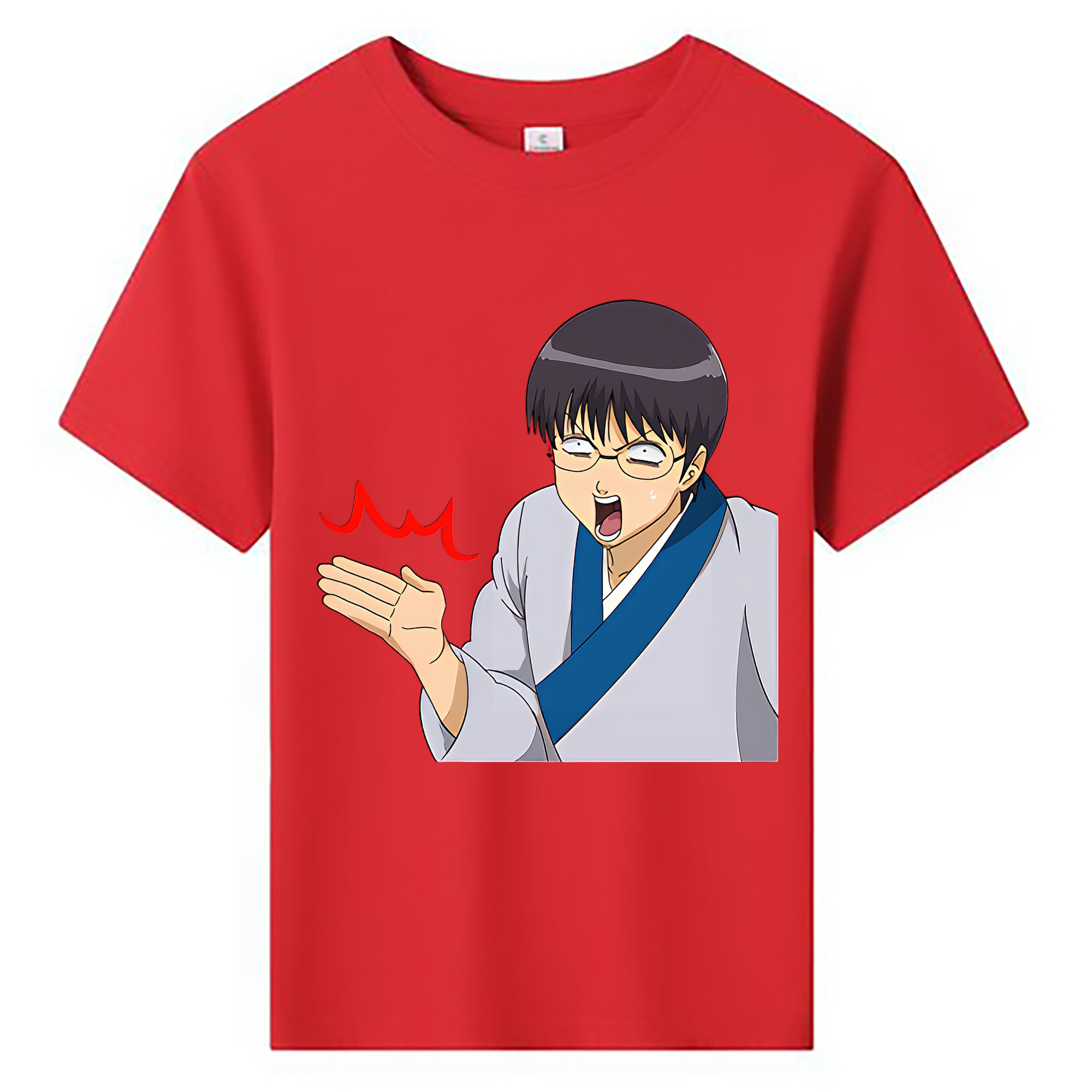 （画像用） ぎんたま 坂田銀時（さかたぎんとき） 神楽 志村新八（しむら しんぱち） GINTAMA Sakata Gintoki Kagura Shimura Shinpachi 綿100％キッズTシャツ（フロントプリント）