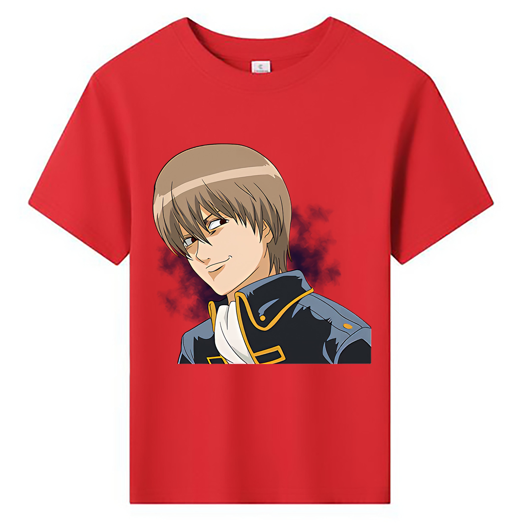 （画像用） ぎんたま 坂田銀時（さかたぎんとき） 神楽 志村新八（しむら しんぱち） GINTAMA Sakata Gintoki Kagura Shimura Shinpachi 綿100％キッズTシャツ（フロントプリント）