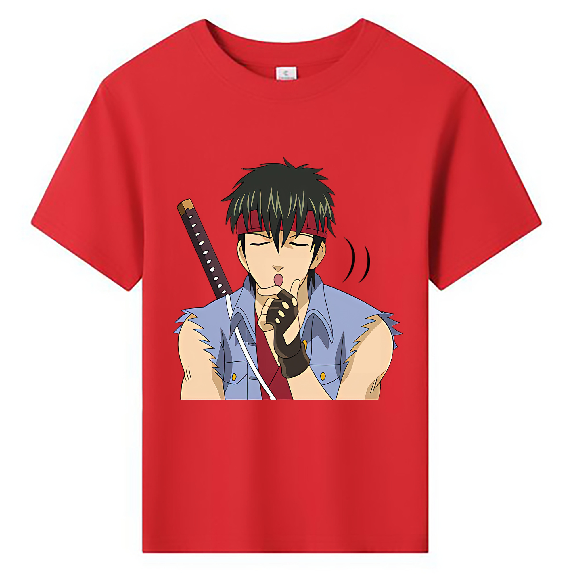 （画像用） ぎんたま 坂田銀時（さかたぎんとき） 神楽 志村新八（しむら しんぱち） GINTAMA Sakata Gintoki Kagura Shimura Shinpachi 綿100％キッズTシャツ（フロントプリント）