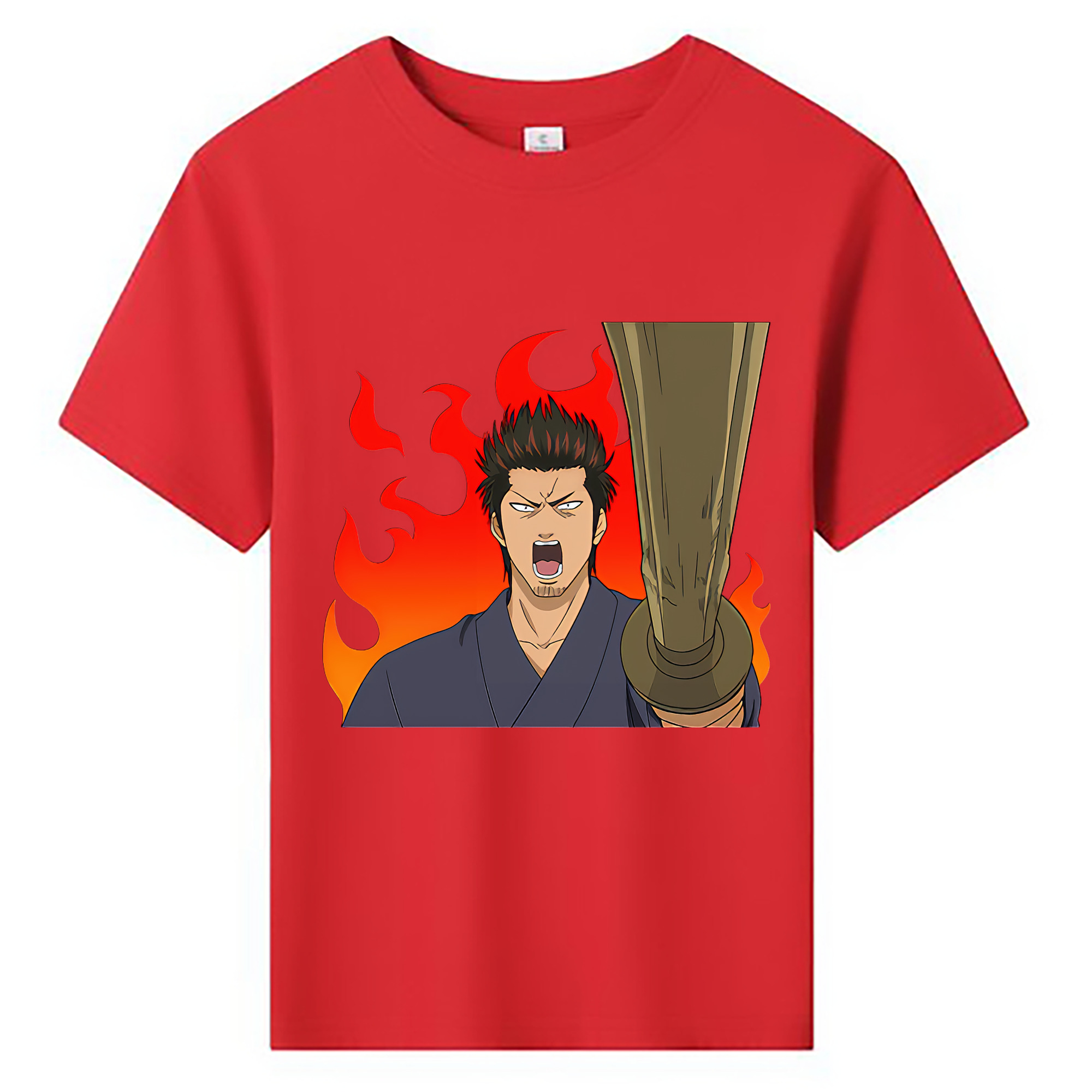 （画像用） ぎんたま 坂田銀時（さかたぎんとき） 神楽 志村新八（しむら しんぱち） GINTAMA Sakata Gintoki Kagura Shimura Shinpachi 綿100％キッズTシャツ（フロントプリント）