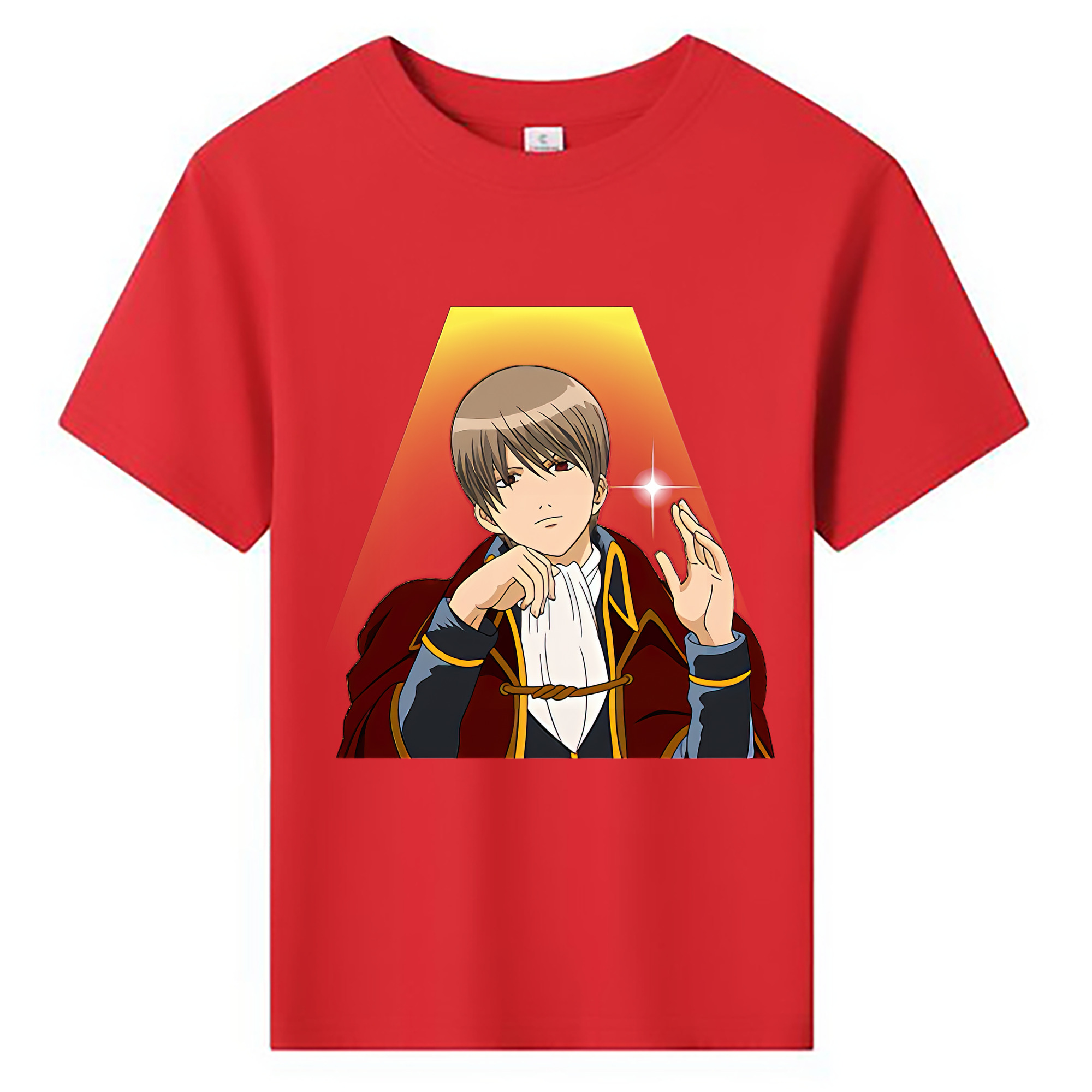 （画像用） ぎんたま 坂田銀時（さかたぎんとき） 神楽 志村新八（しむら しんぱち） GINTAMA Sakata Gintoki Kagura Shimura Shinpachi 綿100％キッズTシャツ（フロントプリント）