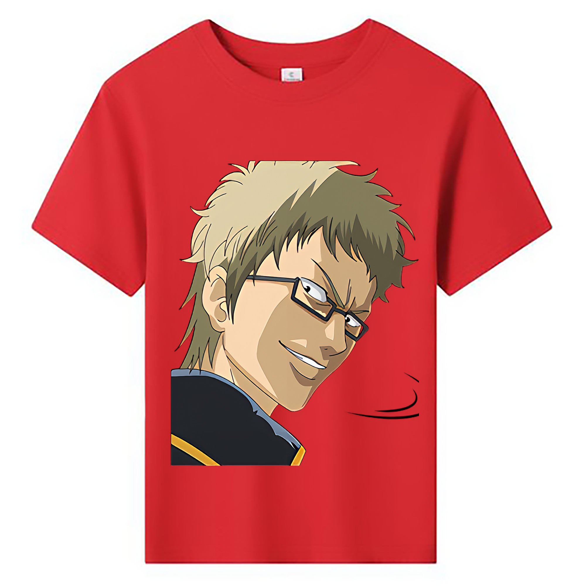 （画像用） ぎんたま 坂田銀時（さかたぎんとき） 神楽 志村新八（しむら しんぱち） GINTAMA Sakata Gintoki Kagura Shimura Shinpachi 綿100％キッズTシャツ（フロントプリント）