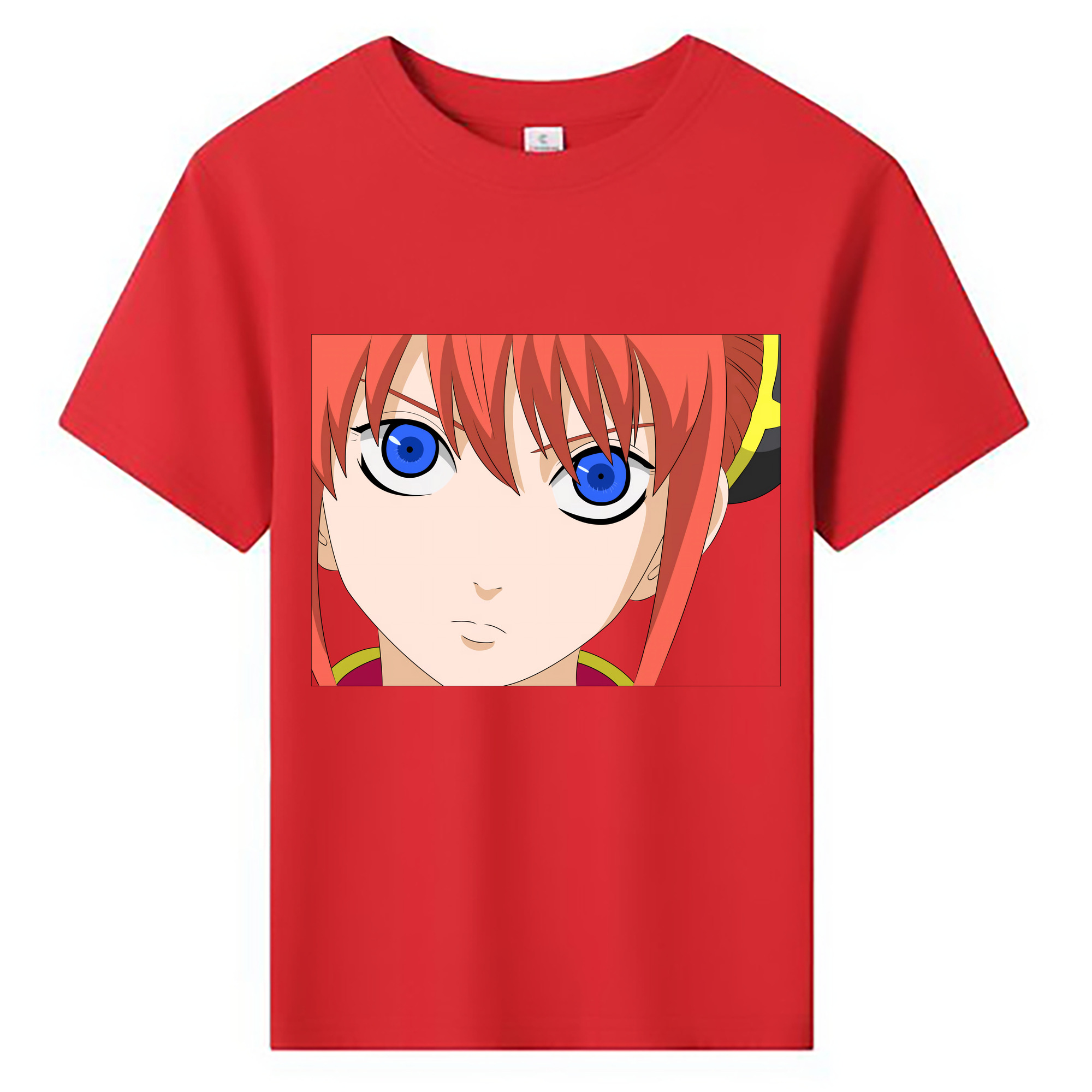 （画像用） ぎんたま 坂田銀時（さかたぎんとき） 神楽 志村新八（しむら しんぱち） GINTAMA Sakata Gintoki Kagura Shimura Shinpachi 綿100％キッズTシャツ（フロントプリント）