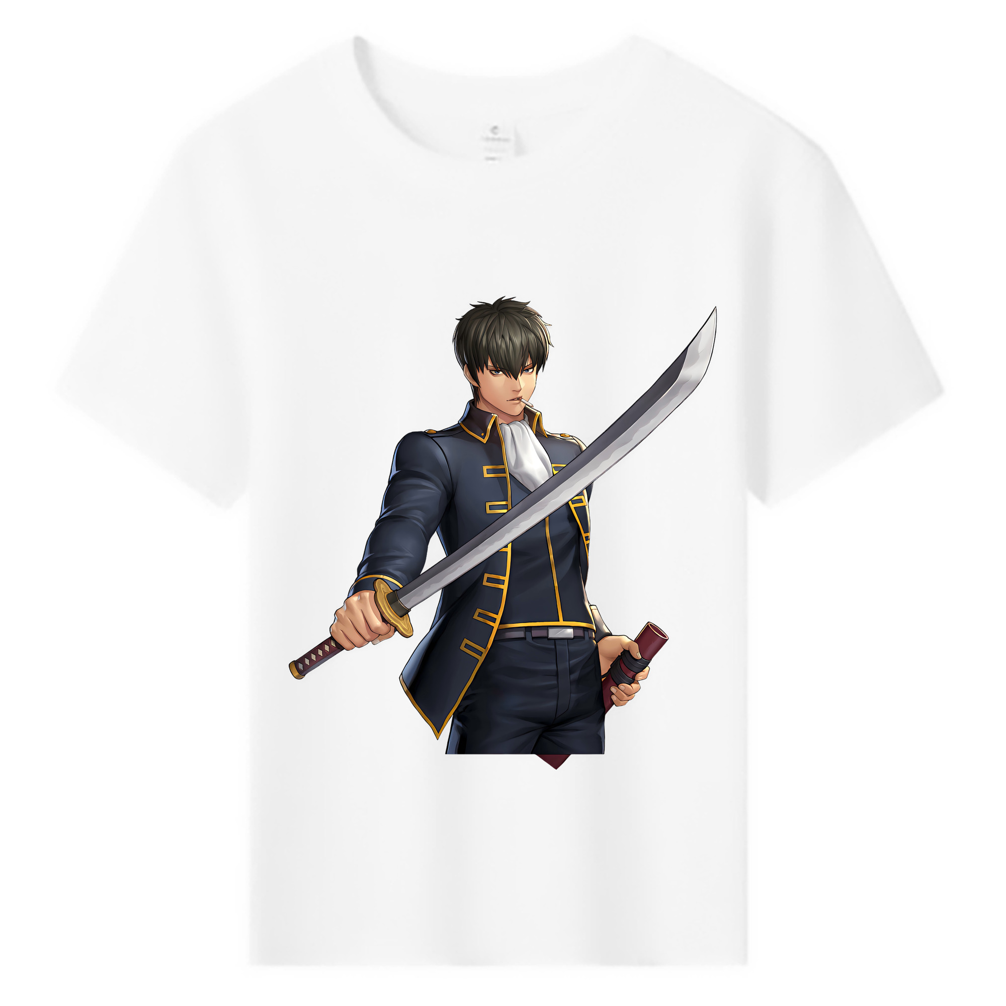 （画像用） ぎんたま 坂田銀時（さかたぎんとき） 神楽 志村新八（しむら しんぱち） GINTAMA Sakata Gintoki Kagura Shimura Shinpachi 綿100％キッズTシャツ（フロントプリント）