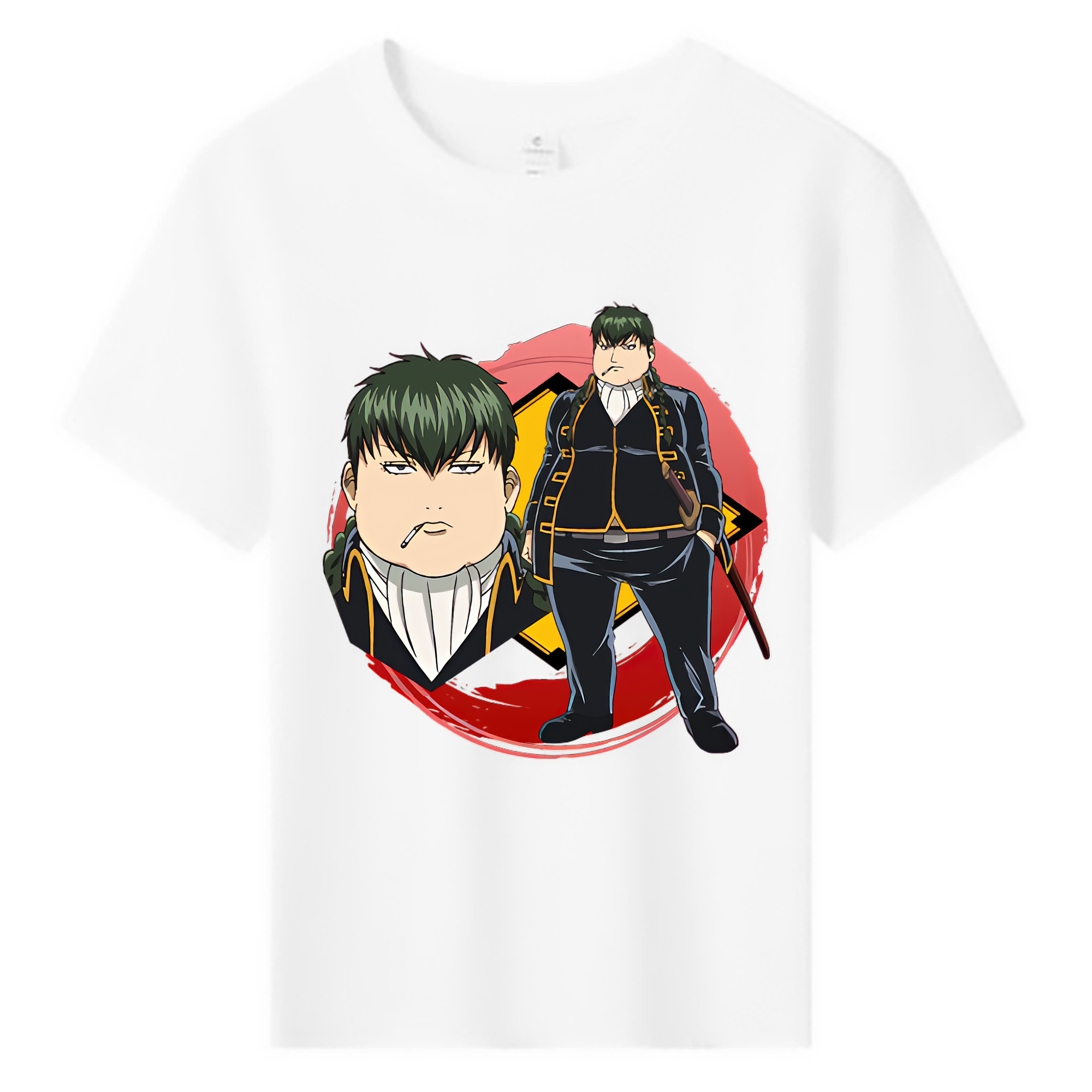 （画像用） ぎんたま 坂田銀時（さかたぎんとき） 神楽 志村新八（しむら しんぱち） GINTAMA Sakata Gintoki Kagura Shimura Shinpachi 綿100％キッズTシャツ（フロントプリント）
