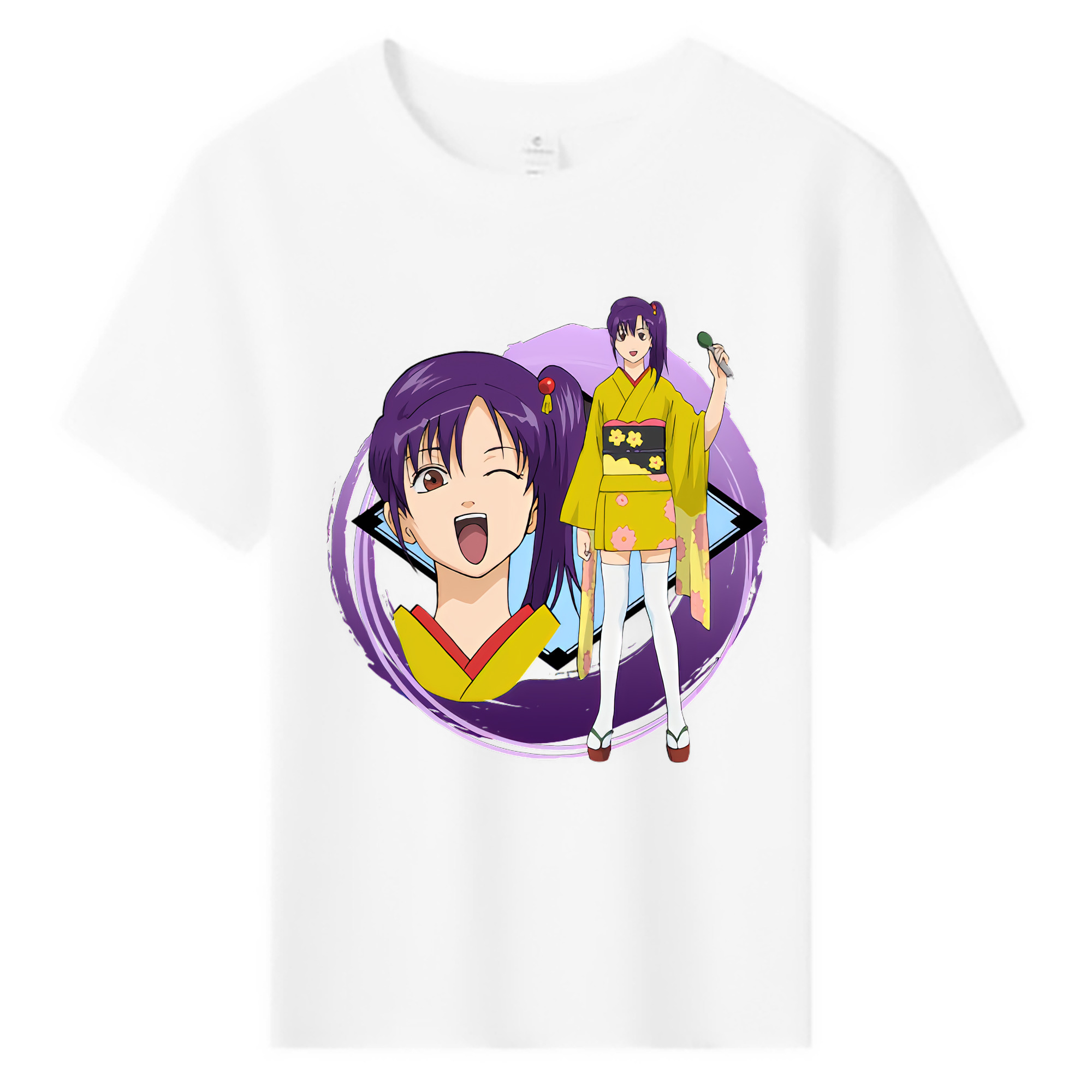 （画像用） ぎんたま 坂田銀時（さかたぎんとき） 神楽 志村新八（しむら しんぱち） GINTAMA Sakata Gintoki Kagura Shimura Shinpachi 綿100％キッズTシャツ（フロントプリント）