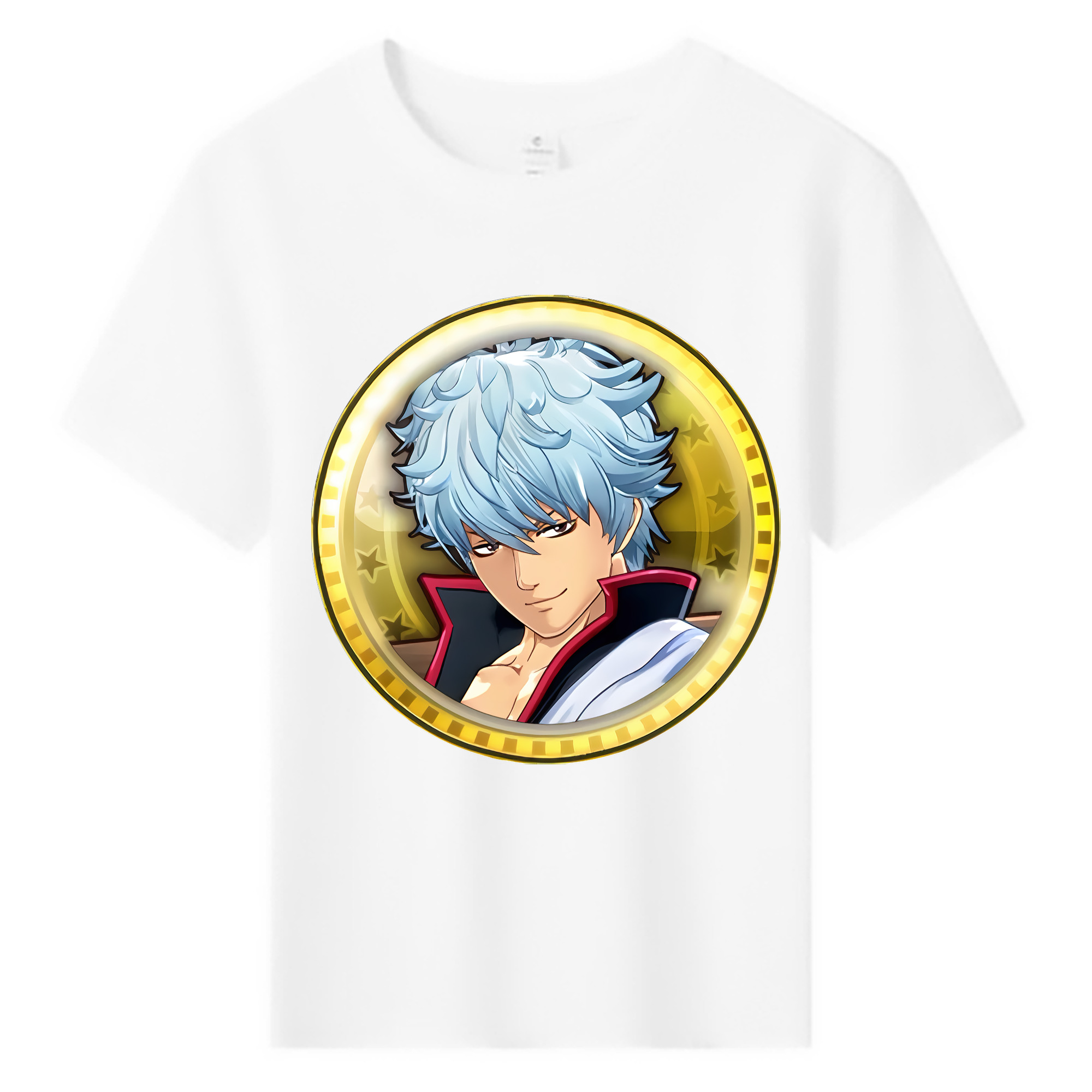 （画像用） ぎんたま 坂田銀時（さかたぎんとき） 神楽 志村新八（しむら しんぱち） GINTAMA Sakata Gintoki Kagura Shimura Shinpachi 綿100％キッズTシャツ（フロントプリント）