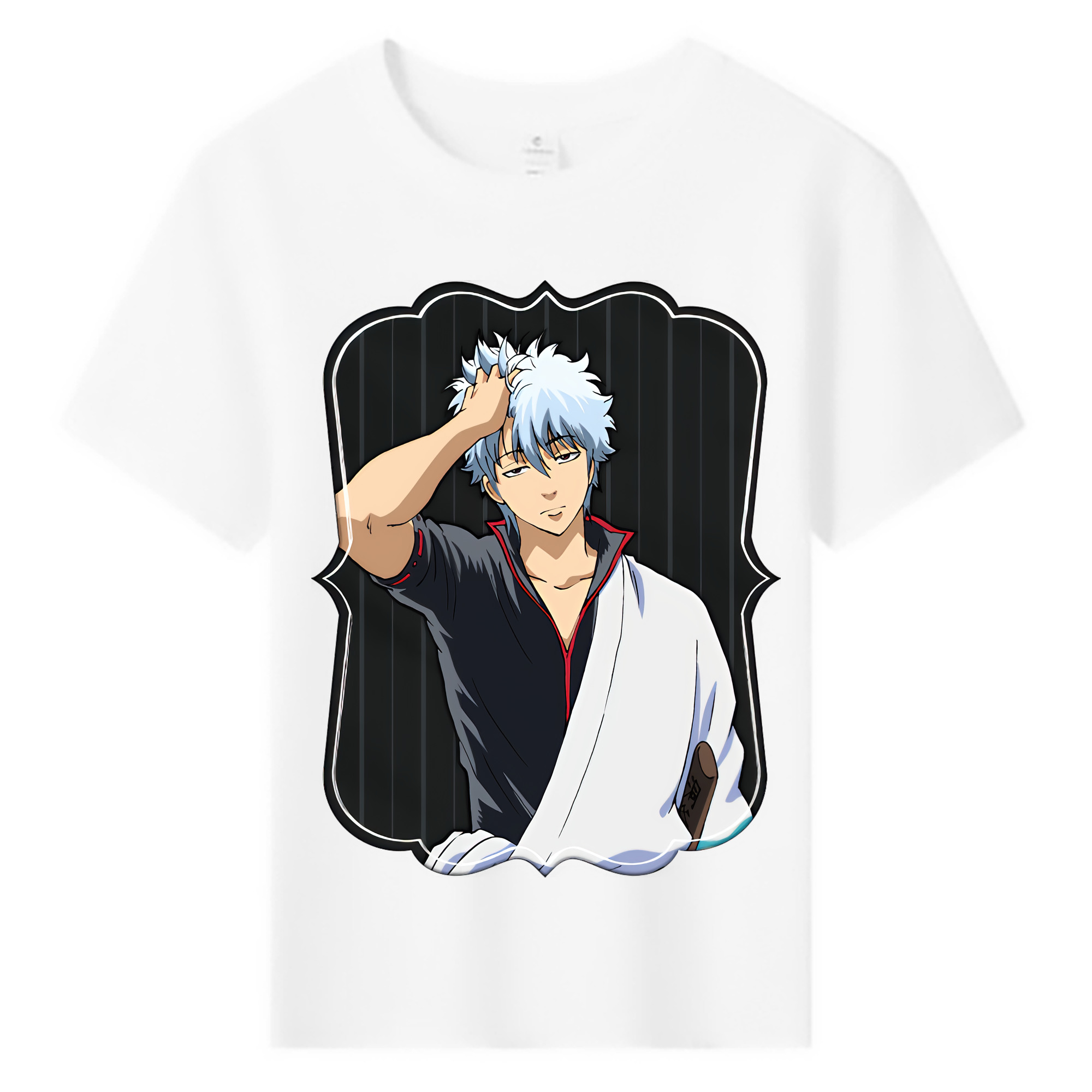 （画像用） ぎんたま 坂田銀時（さかたぎんとき） 神楽 志村新八（しむら しんぱち） GINTAMA Sakata Gintoki Kagura Shimura Shinpachi 綿100％キッズTシャツ（フロントプリント）