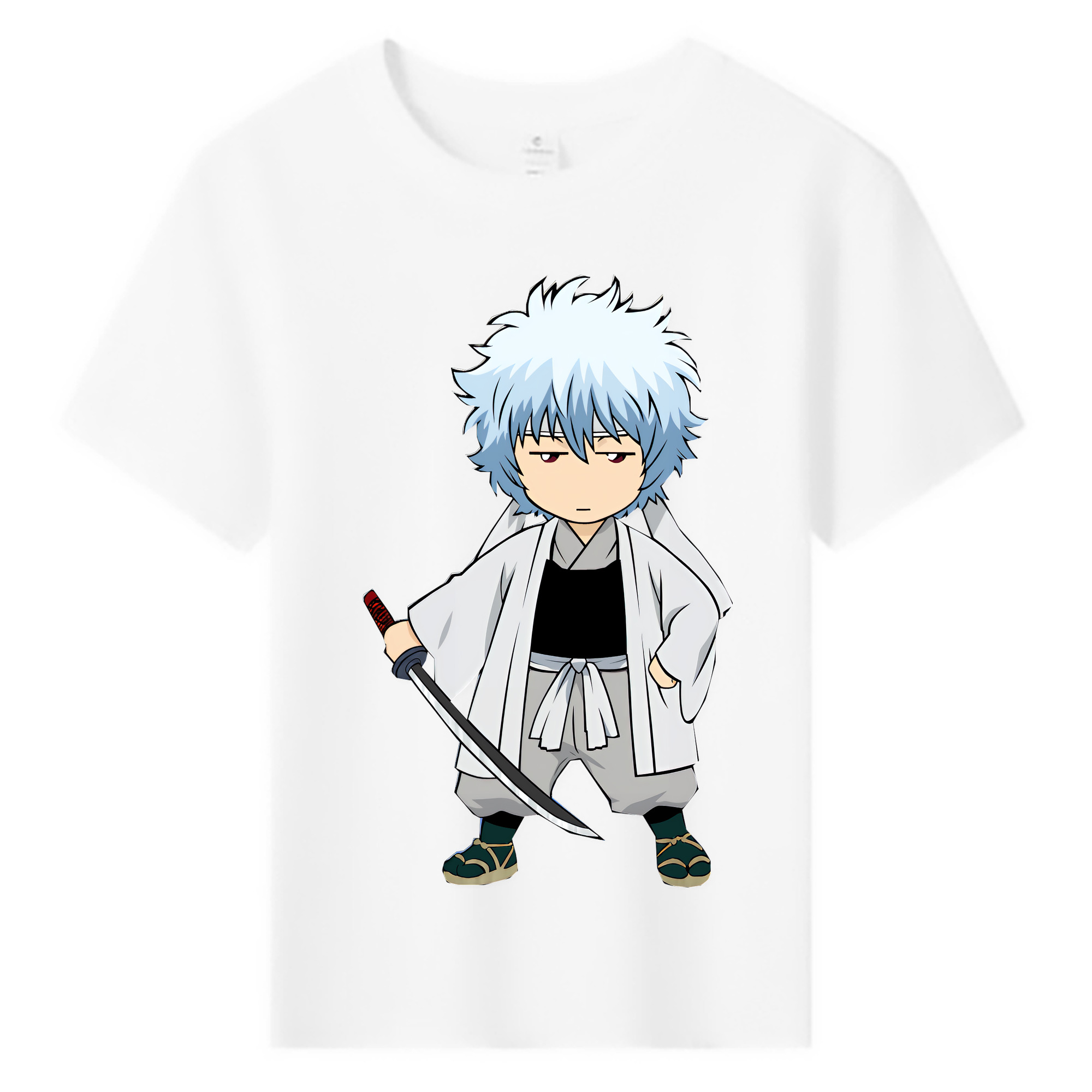 （画像用） ぎんたま 坂田銀時（さかたぎんとき） 神楽 志村新八（しむら しんぱち） GINTAMA Sakata Gintoki Kagura Shimura Shinpachi 綿100％キッズTシャツ（フロントプリント）