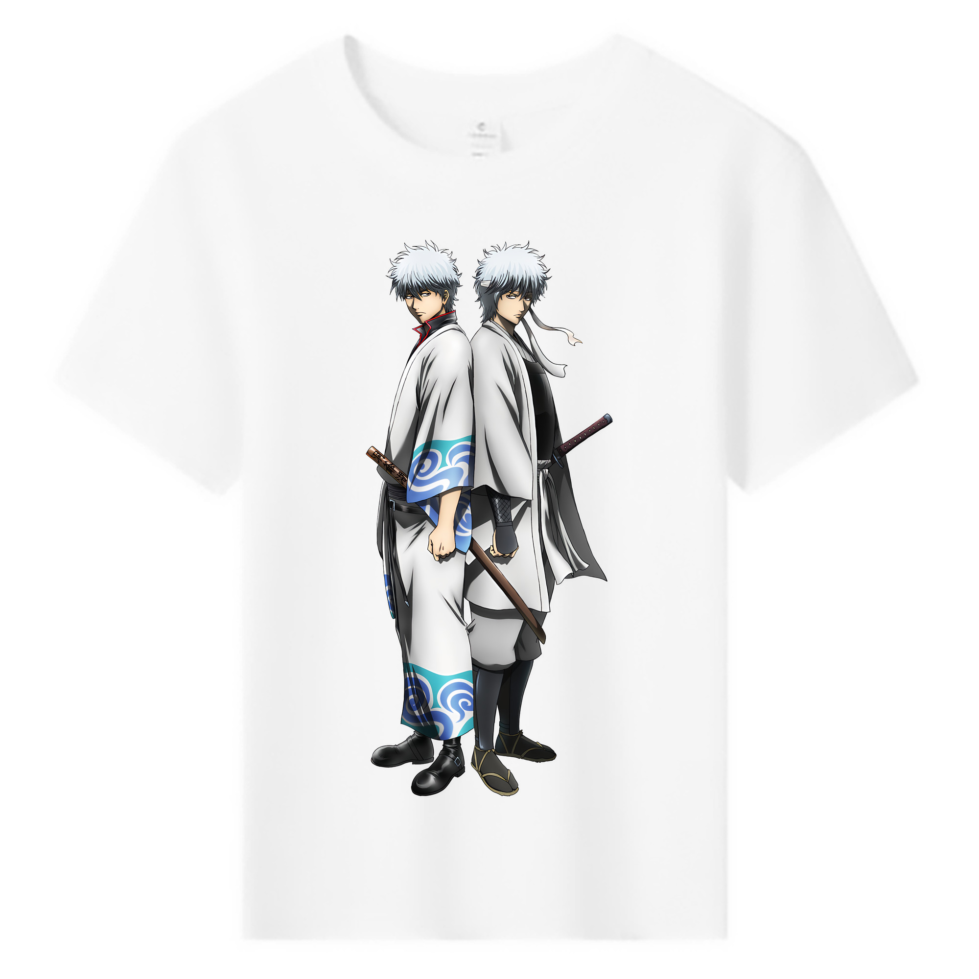 （画像用） ぎんたま 坂田銀時（さかたぎんとき） 神楽 志村新八（しむら しんぱち） GINTAMA Sakata Gintoki Kagura Shimura Shinpachi 綿100％キッズTシャツ（フロントプリント）