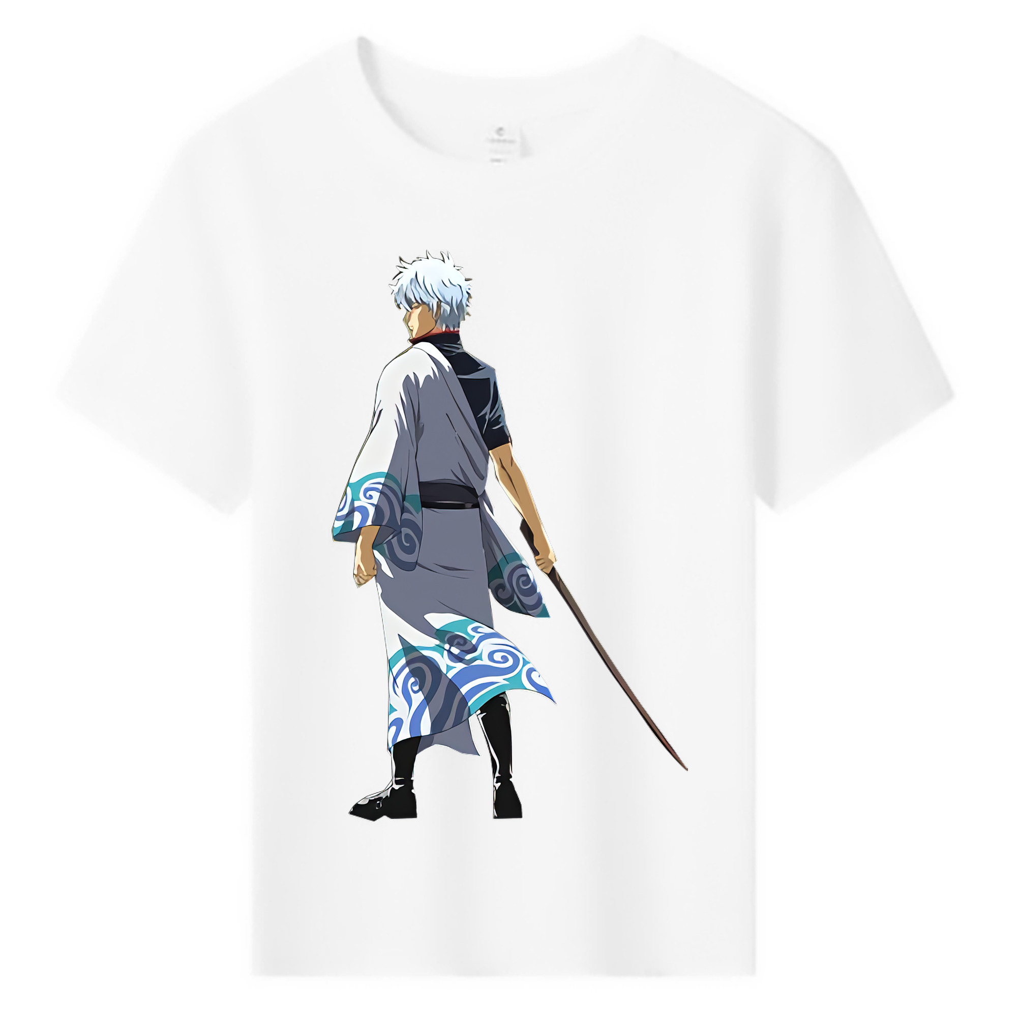 （画像用） ぎんたま 坂田銀時（さかたぎんとき） 神楽 志村新八（しむら しんぱち） GINTAMA Sakata Gintoki Kagura Shimura Shinpachi 綿100％キッズTシャツ（フロントプリント）