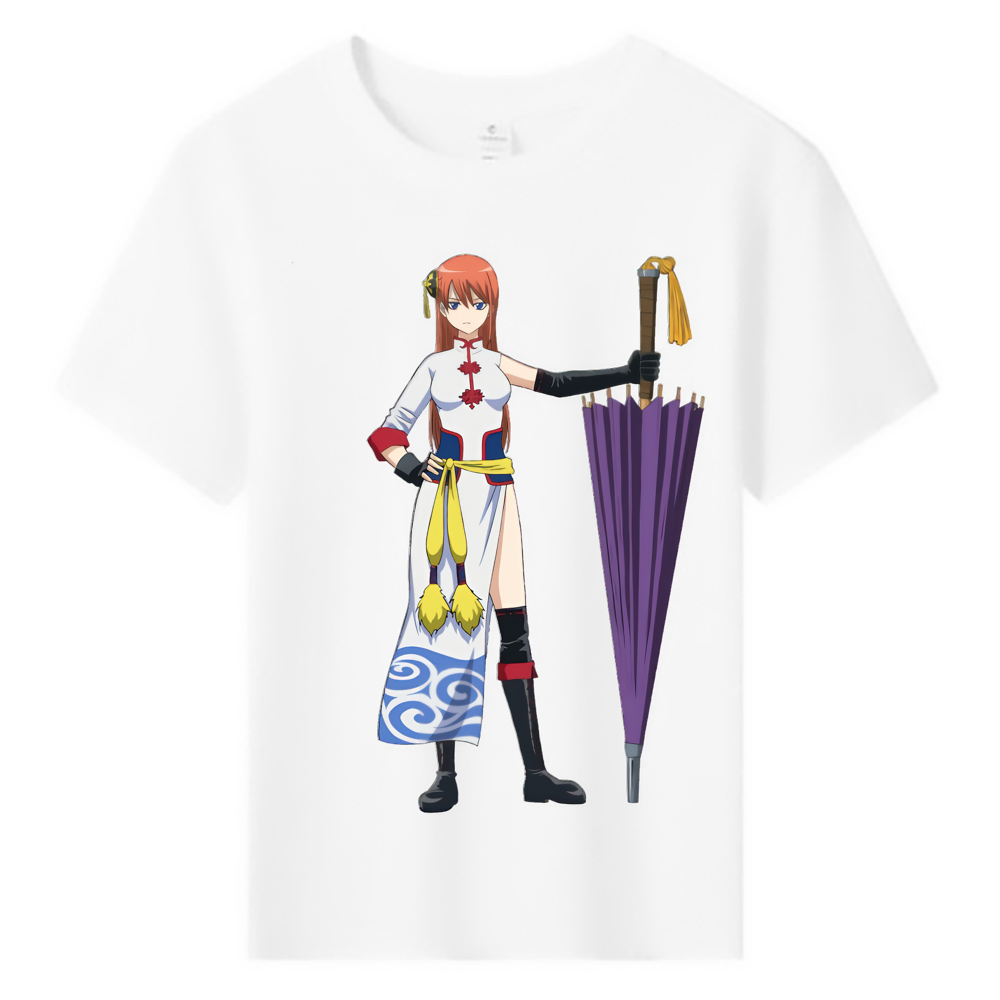 （画像用） ぎんたま 坂田銀時（さかたぎんとき） 神楽 志村新八（しむら しんぱち） GINTAMA Sakata Gintoki Kagura Shimura Shinpachi 綿100％キッズTシャツ（フロントプリント）