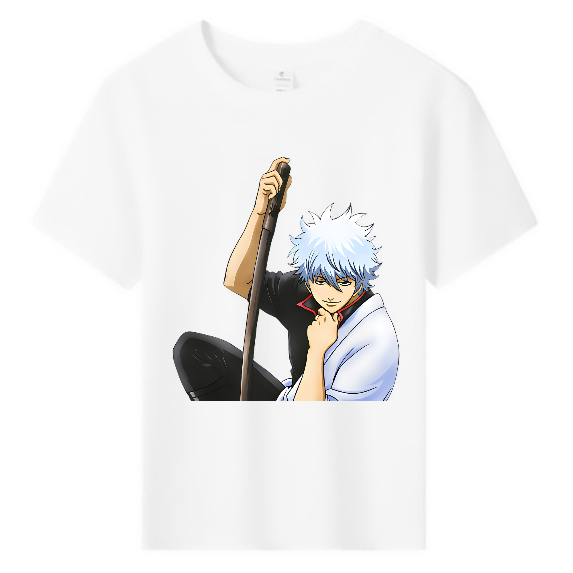 （画像用） ぎんたま 坂田銀時（さかたぎんとき） 神楽 志村新八（しむら しんぱち） GINTAMA Sakata Gintoki Kagura Shimura Shinpachi 綿100％キッズTシャツ（フロントプリント）