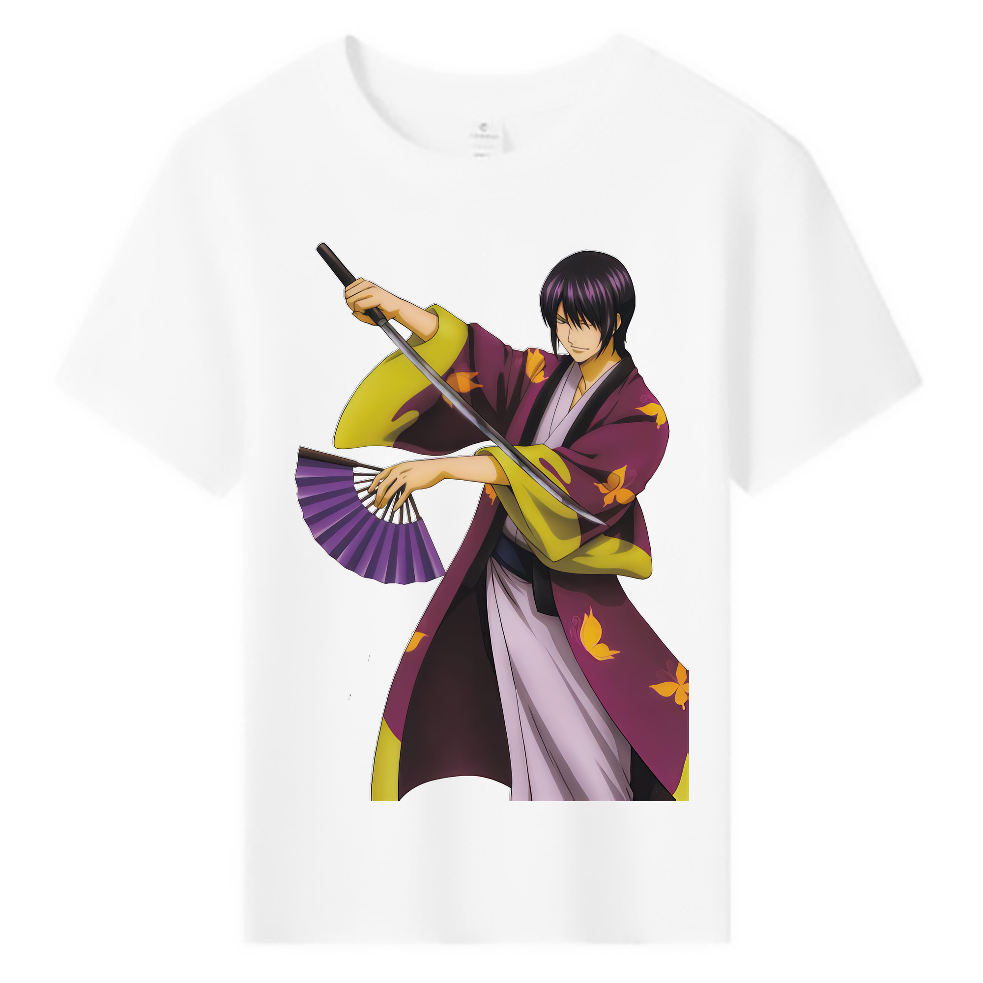 （画像用） ぎんたま 坂田銀時（さかたぎんとき） 神楽 志村新八（しむら しんぱち） GINTAMA Sakata Gintoki Kagura Shimura Shinpachi 綿100％キッズTシャツ（フロントプリント）